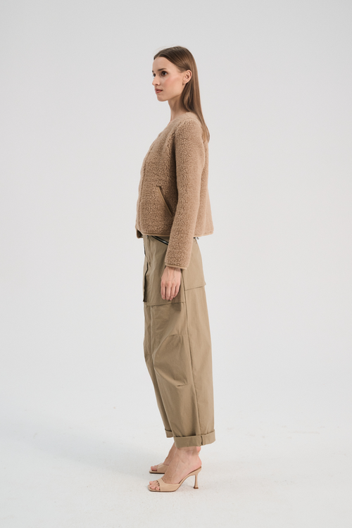BLUZA WEŁNIANA TYBS DĘBOWY