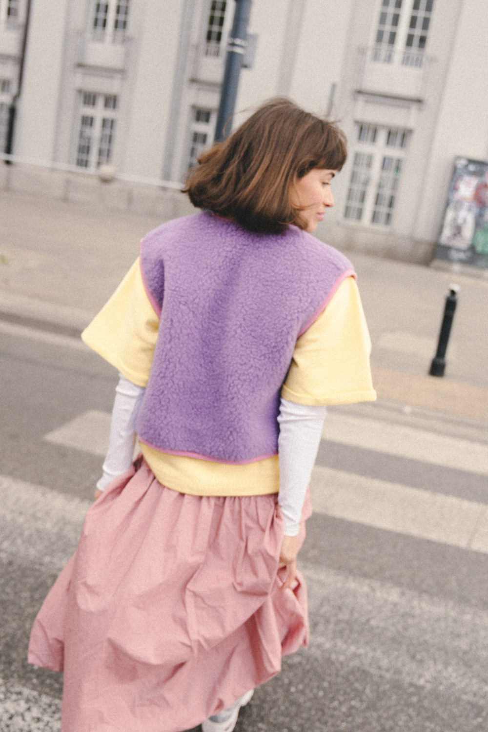 KAMIZELKA MERINO CAMINO VS LILA