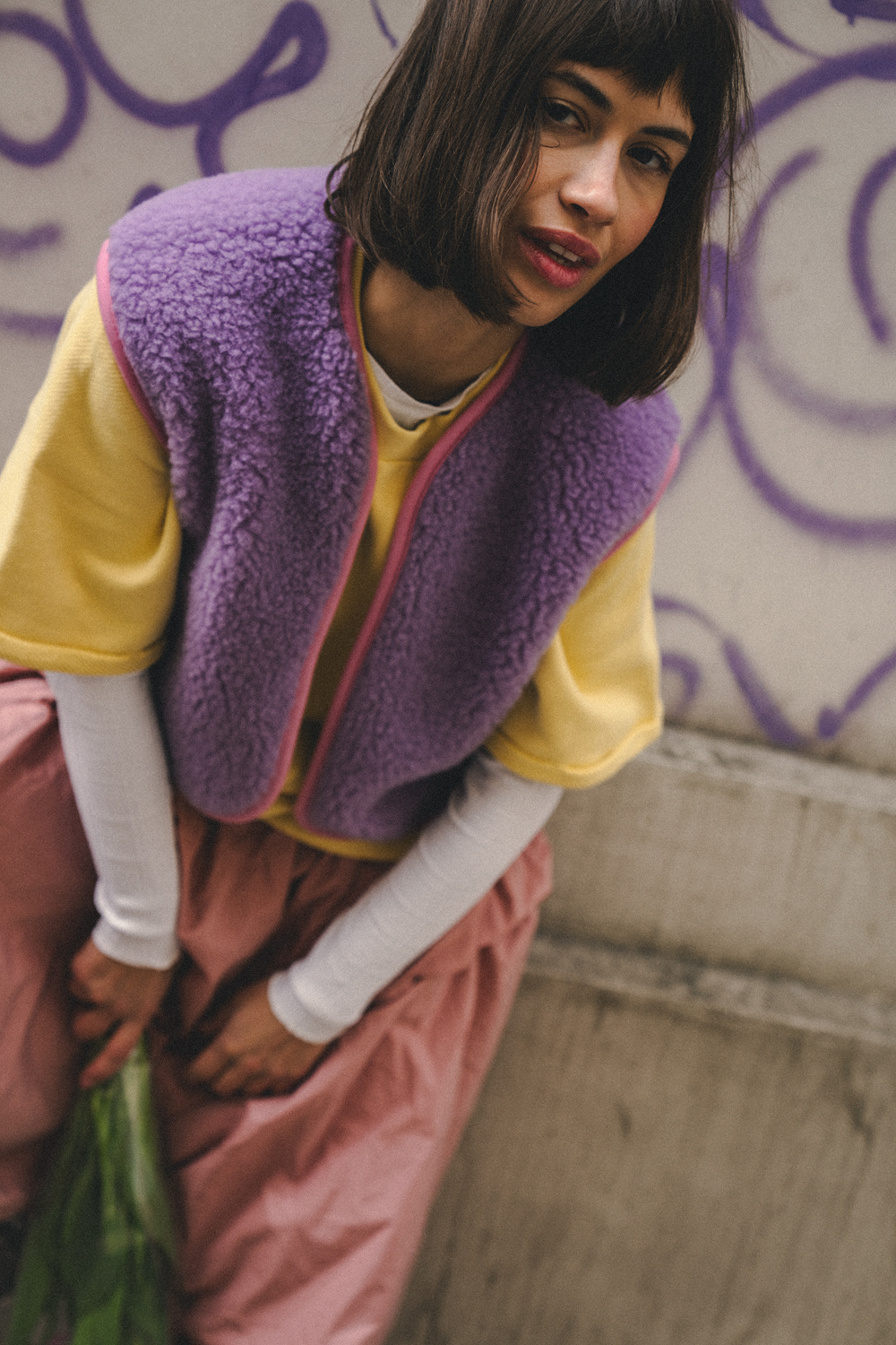 KAMIZELKA MERINO CAMINO VS LILA