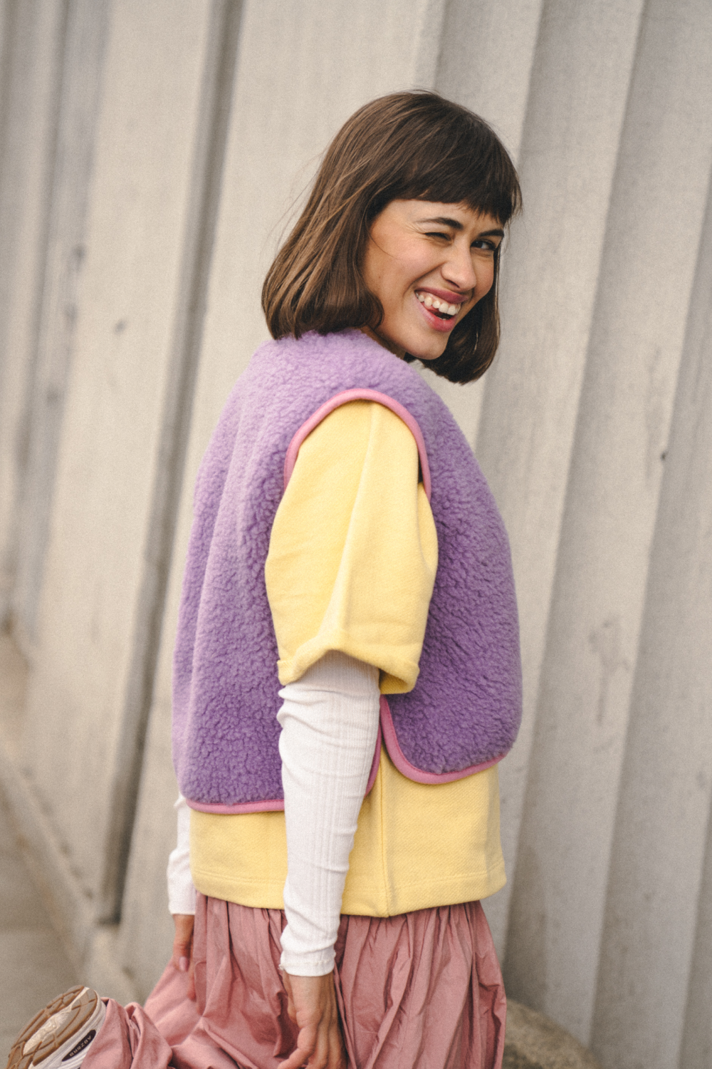 KAMIZELKA MERINO CAMINO VS LILA