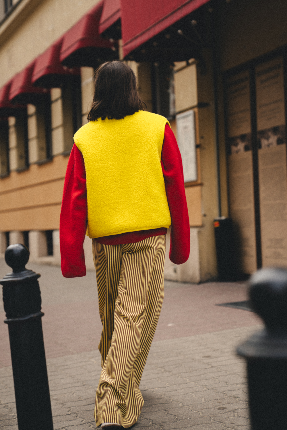 KAMIZELKA MERINO POS LEMON GRASS