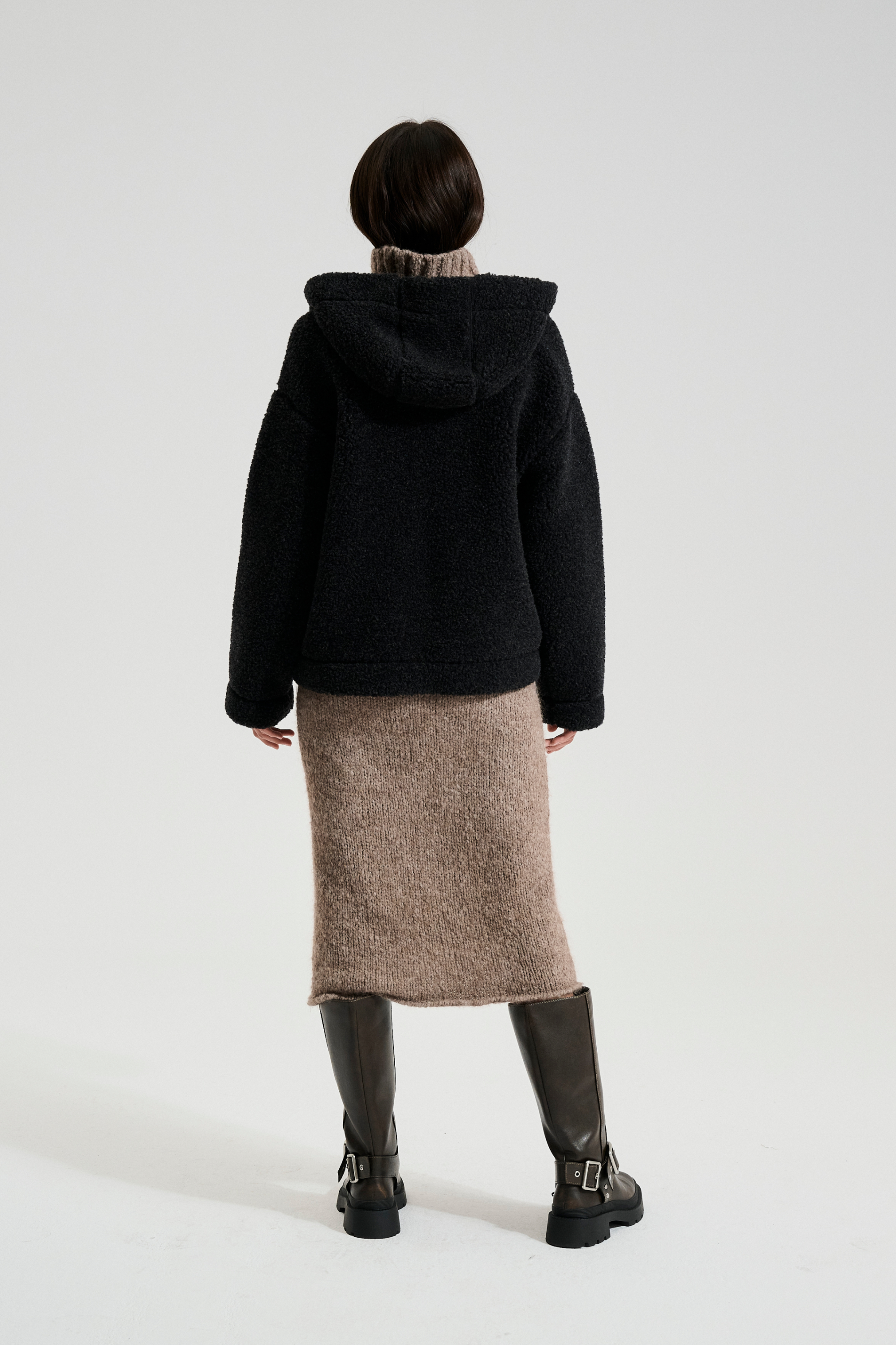 BLUZA WEŁNIANA MORITZ GŁĘBOKA CZERŃ