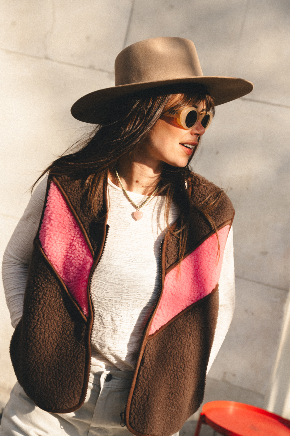 KAMIZELKA MERINO TIDE CHOCOLATE MARTINI/BUBLE GUM