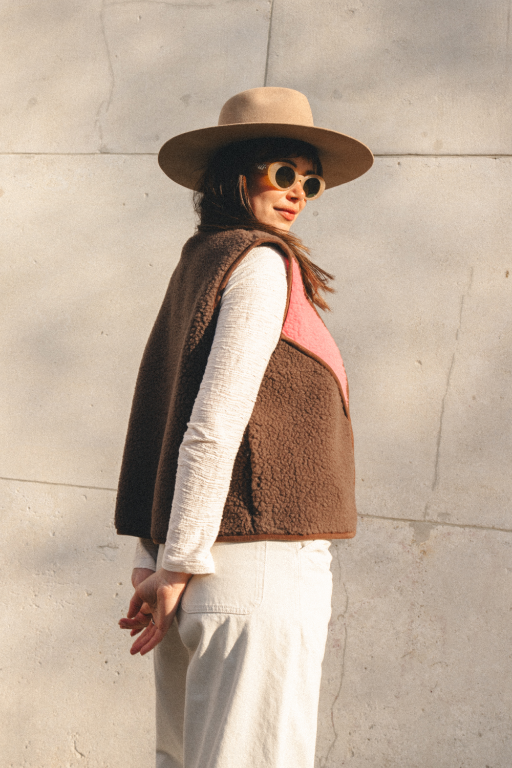 KAMIZELKA MERINO TIDE CHOCOLATE MARTINI/BUBLE GUM