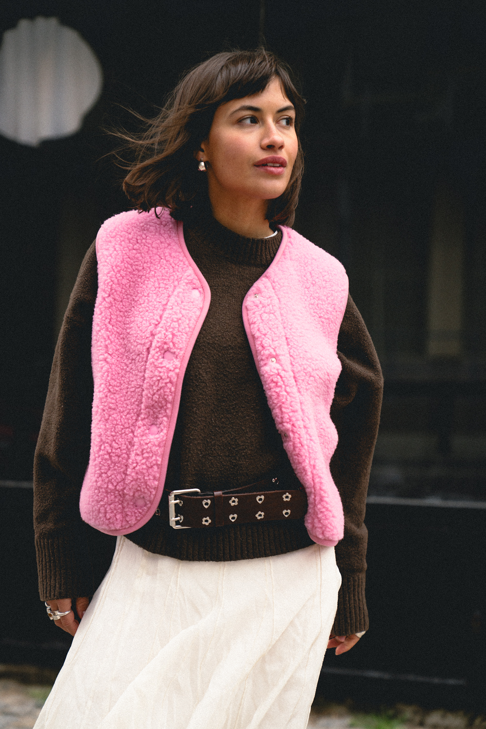 KAMIZELKA MERINO TYB BUBBLE GUM