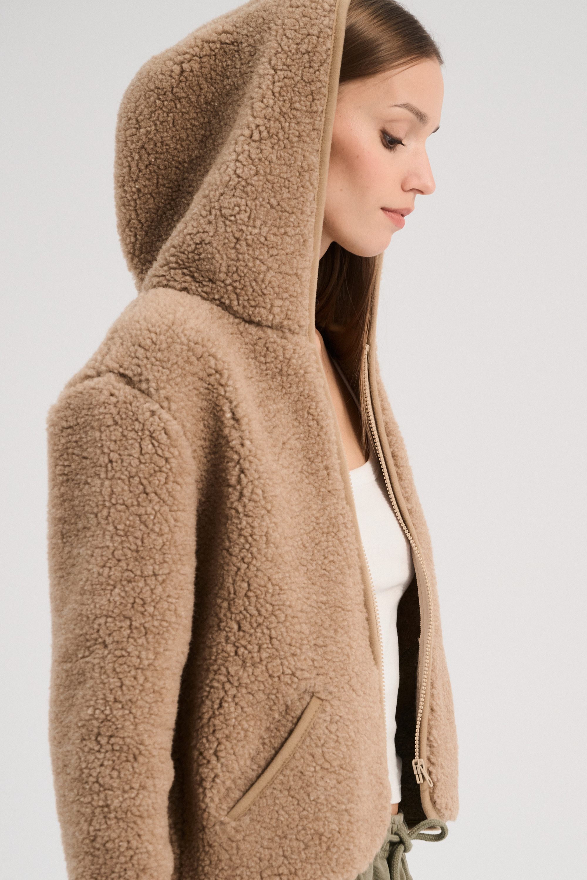 BLUZA WEŁNIANA YPOS DĘBOWY