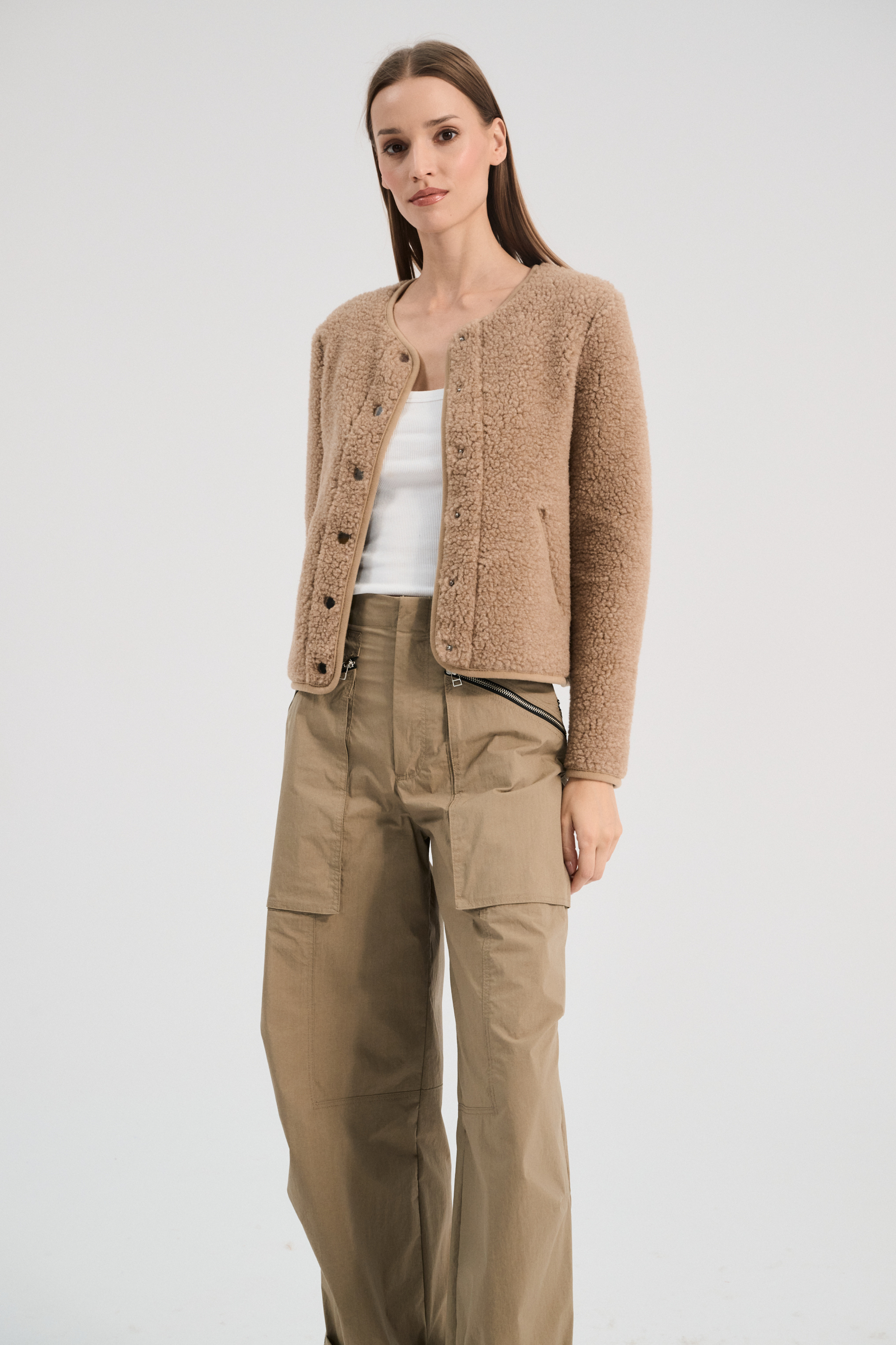 BLUZA WEŁNIANA TYBS DĘBOWY