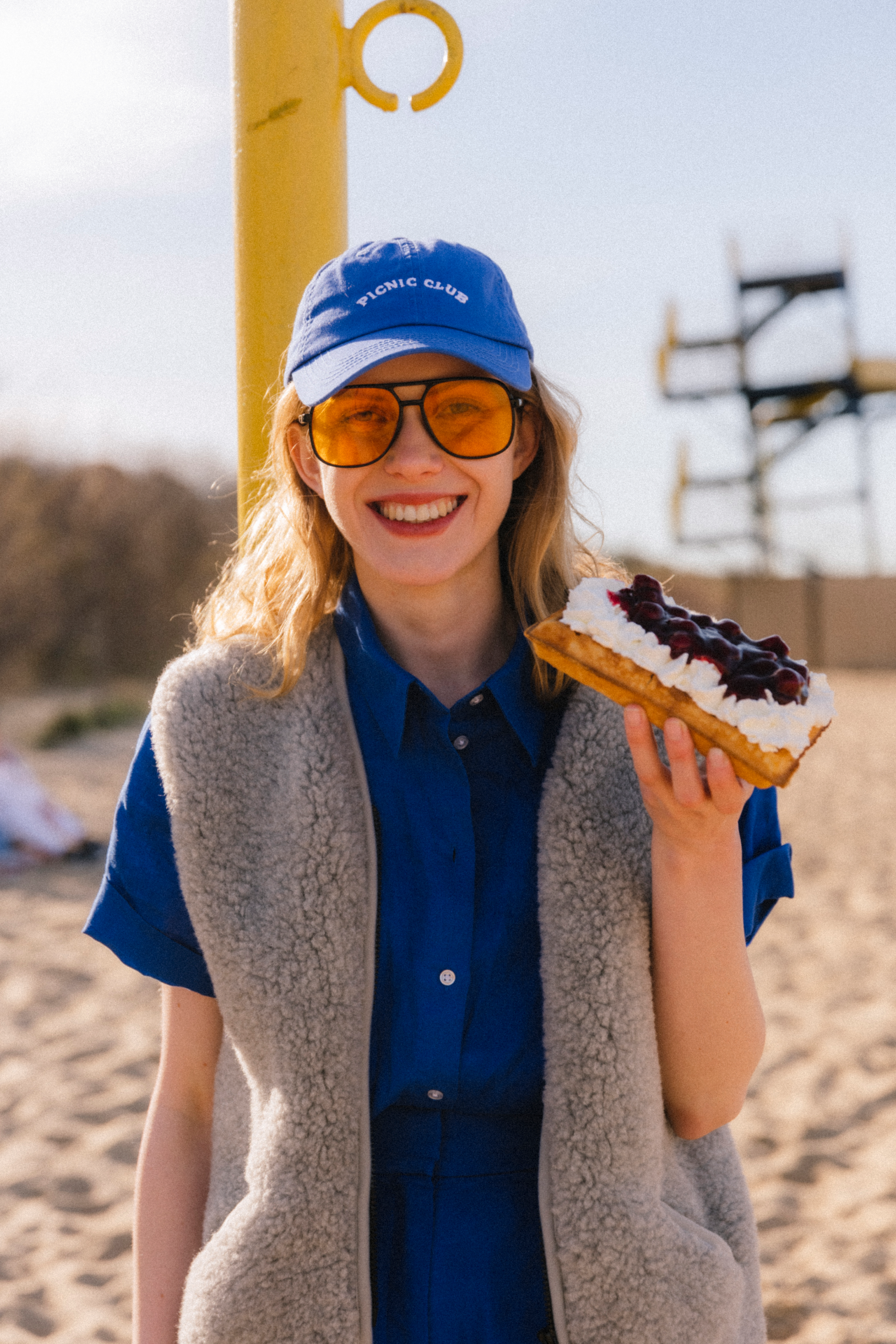 KAMIZELKA WEŁNIANA POS SREBRNY