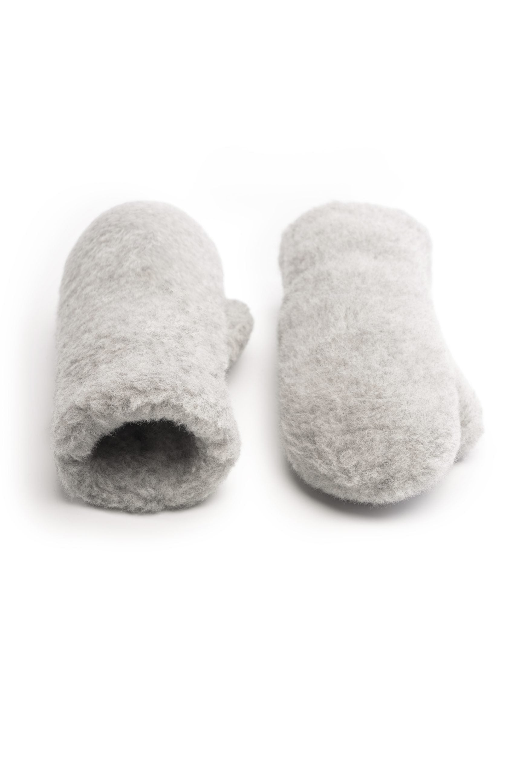 RĘKAWICZKI WEŁNIANE GULLY LUX SREBRNY