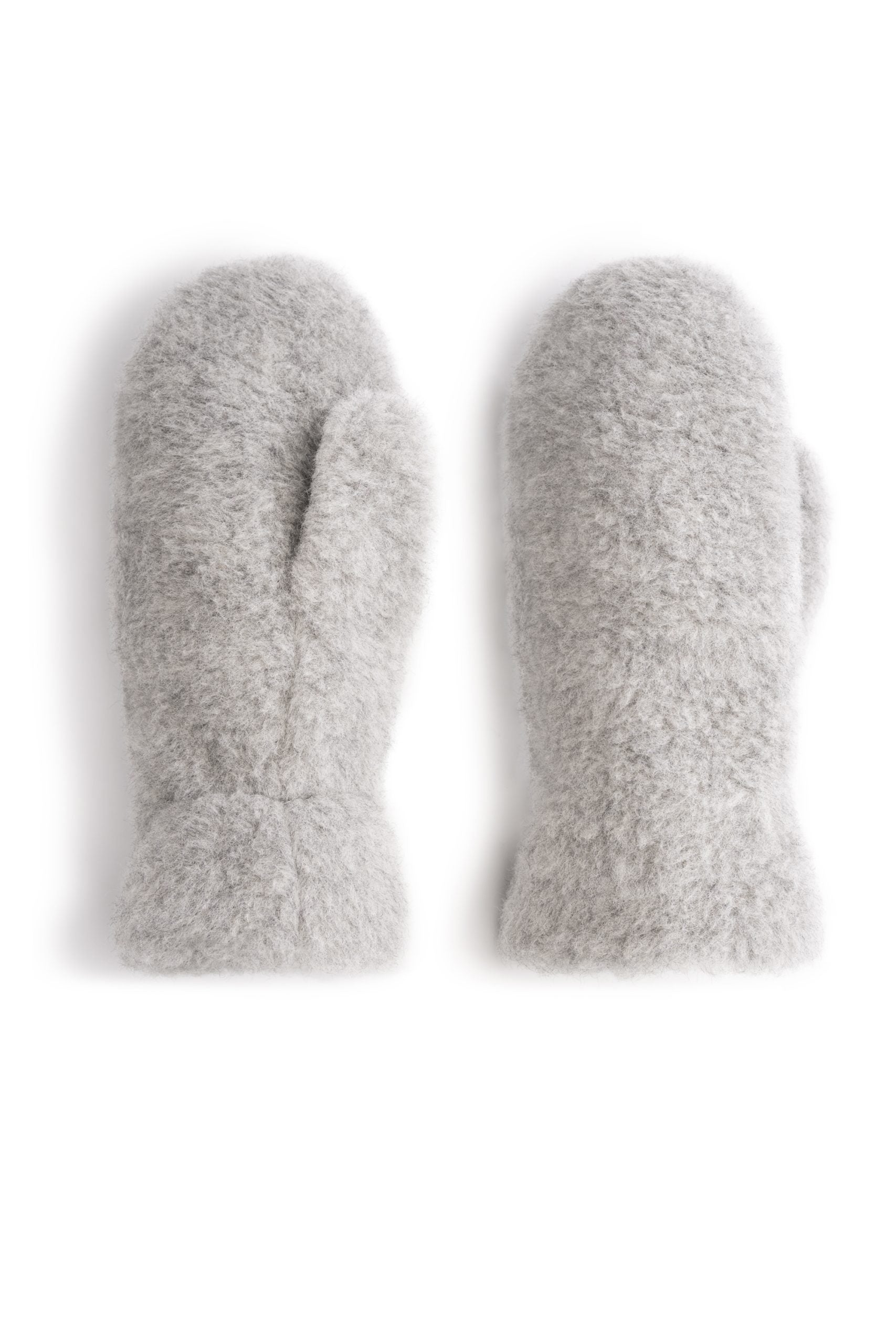 RĘKAWICZKI WEŁNIANE GULLY LUX SREBRNY