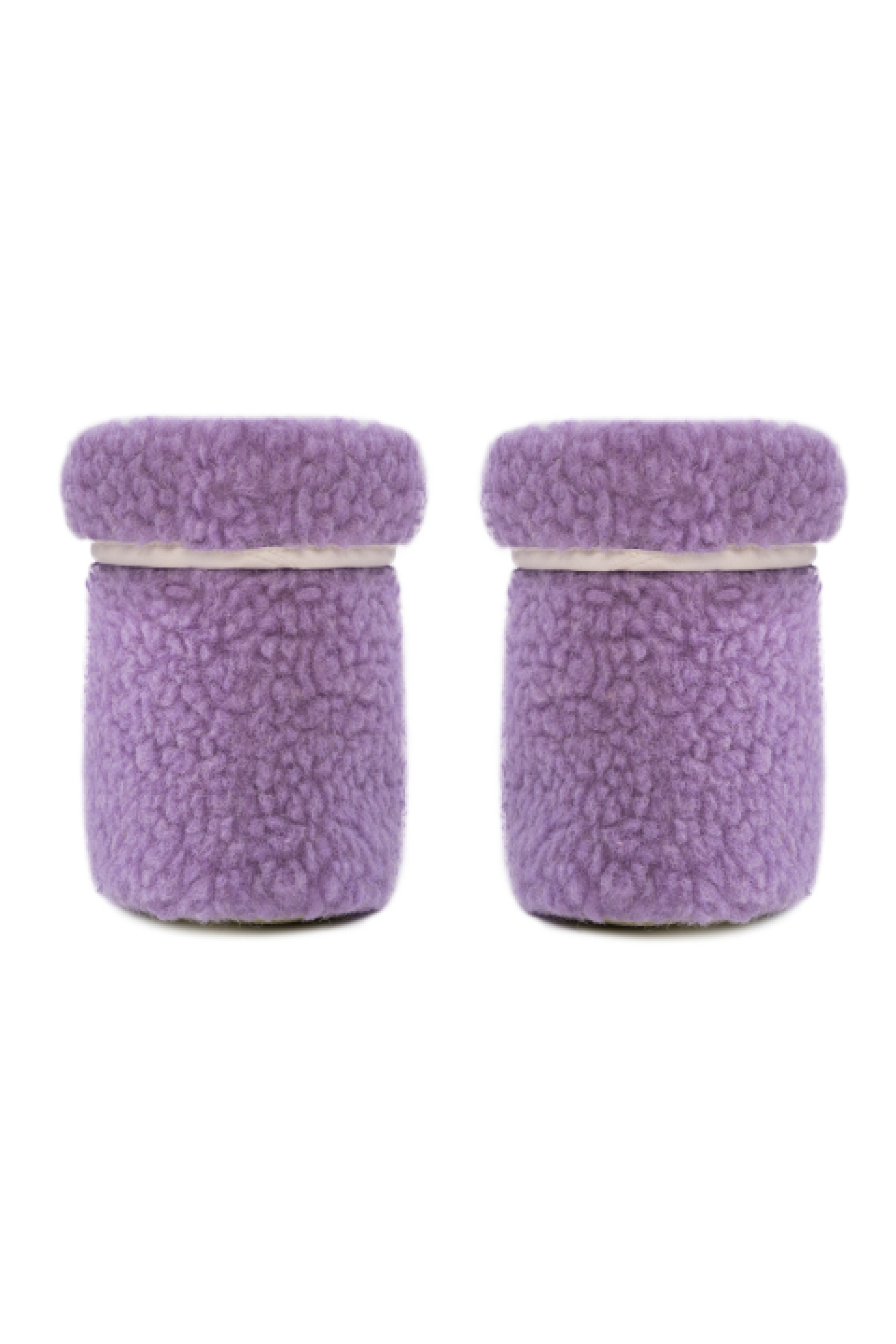 PANTOFLE WEŁNIANE MOOS LAWENDA