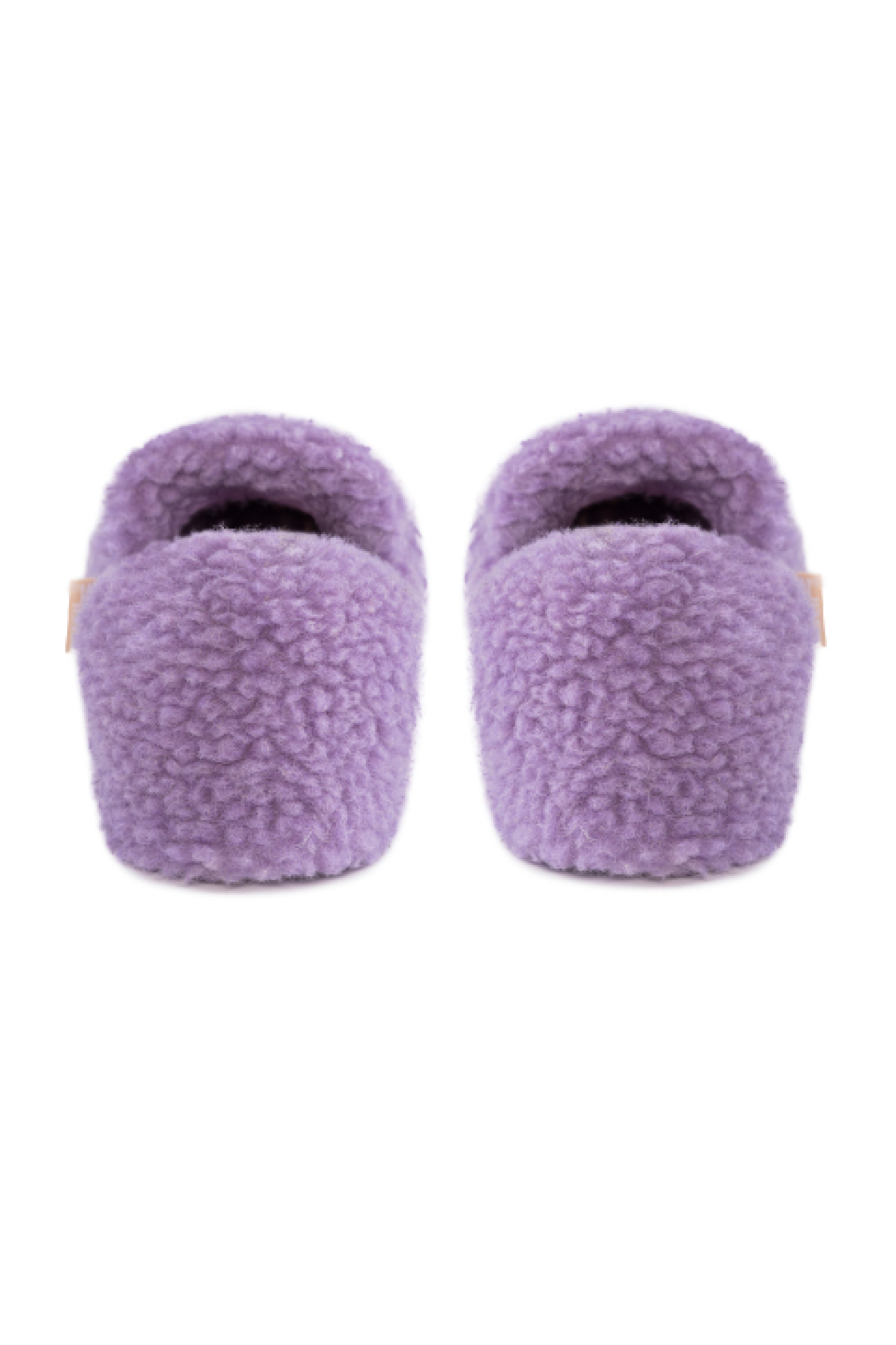 PANTOFLE WEŁNIANE MOKAS LAWENDA