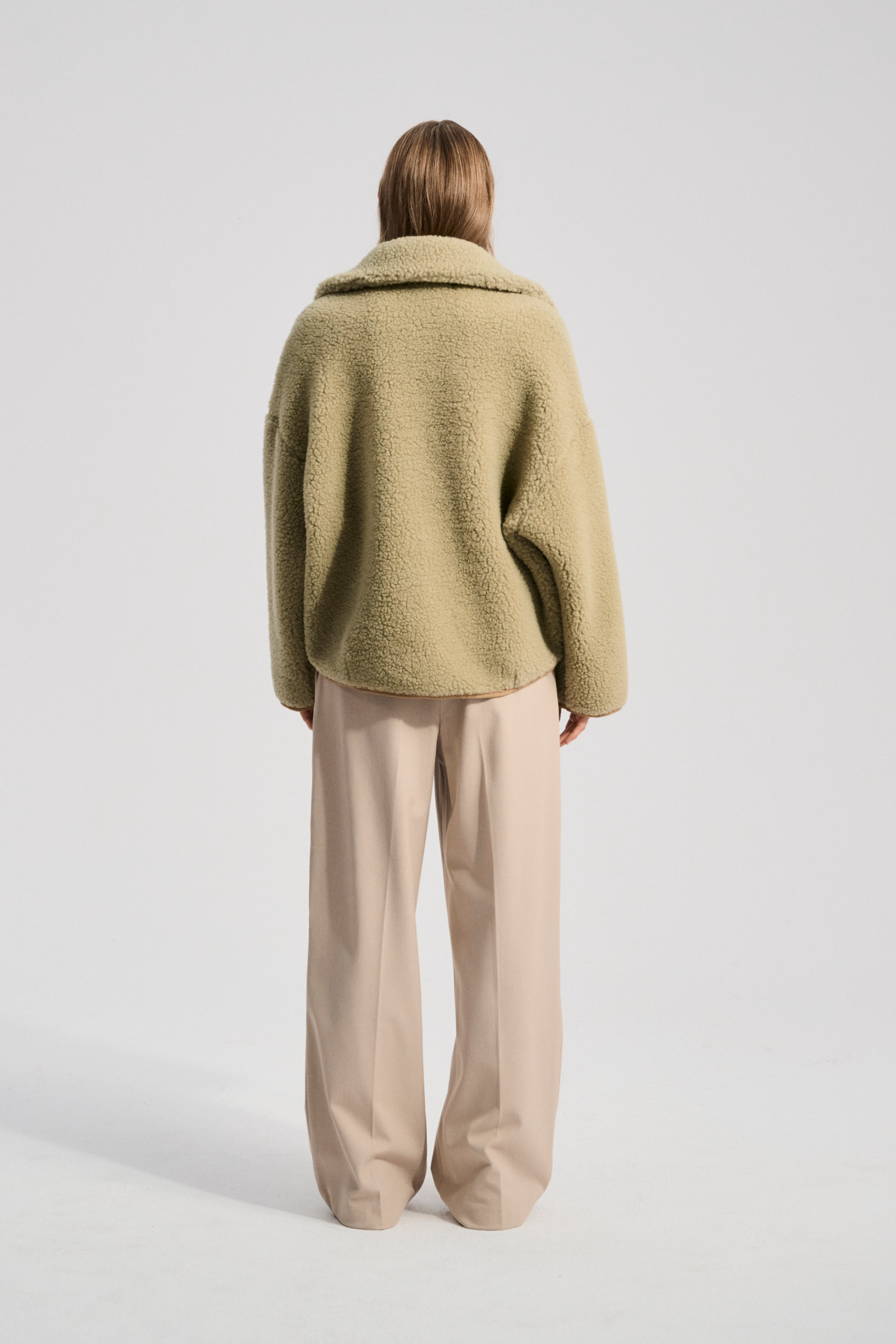 BLUZA WEŁNIANA BELIN PISTACJA