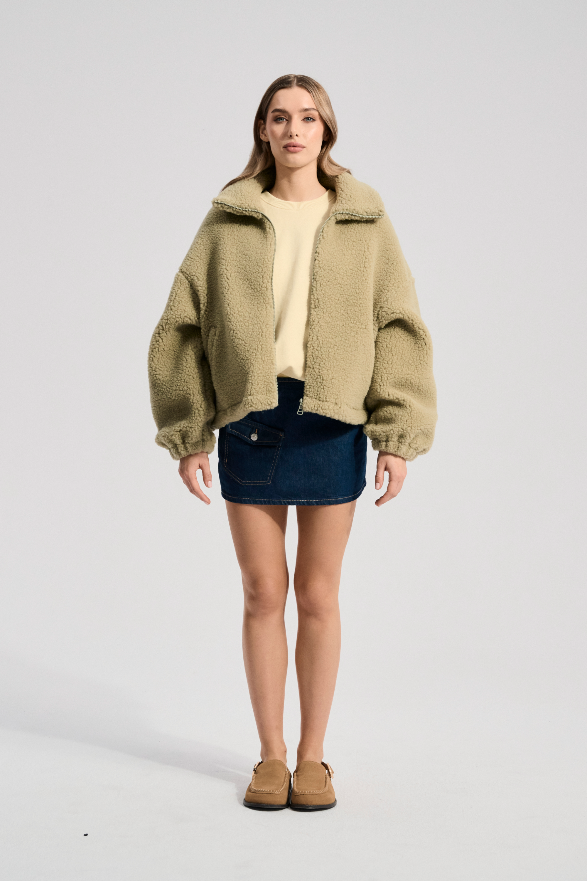 BLUZA WEŁNIANA BLANCS PISTACJA