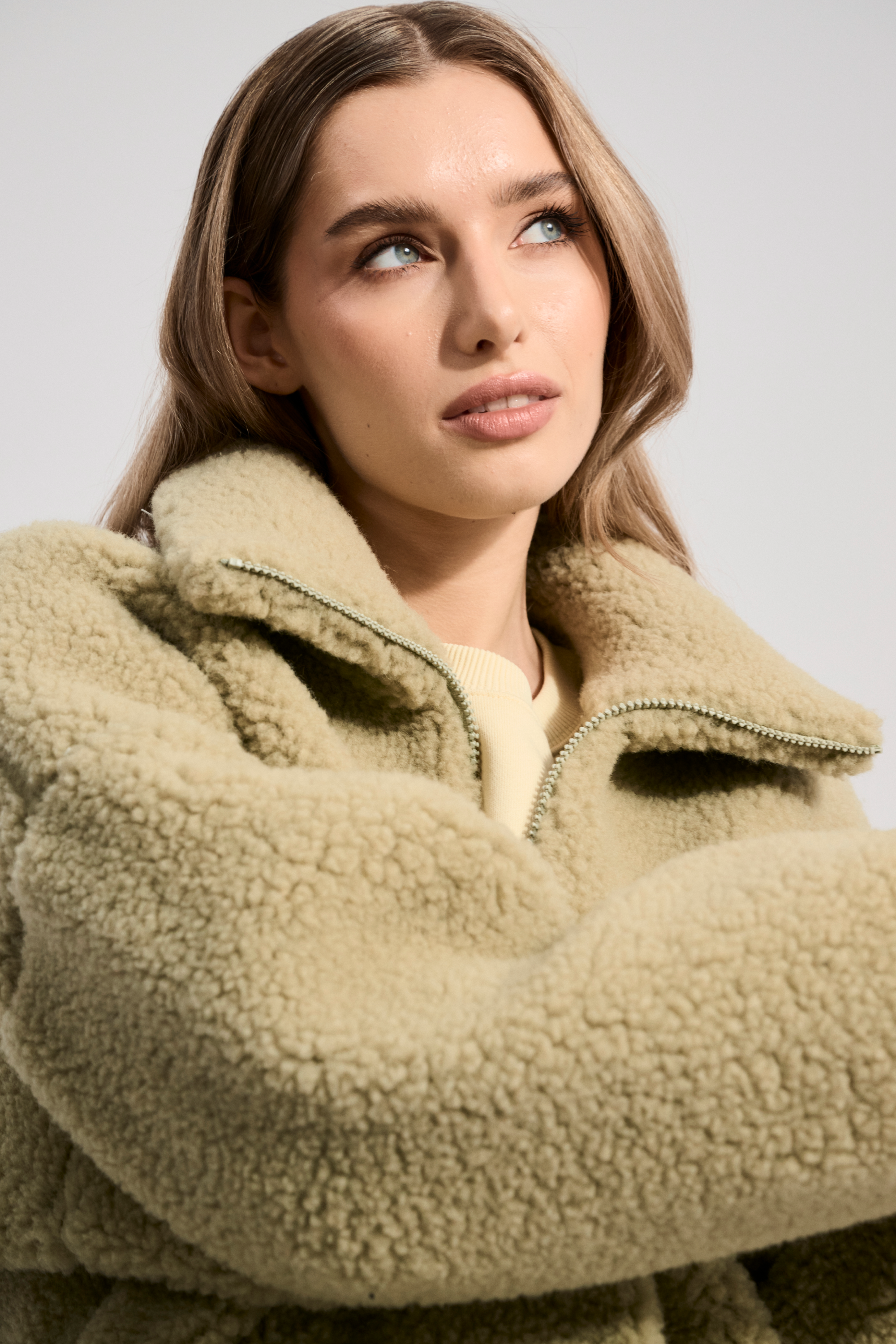 BLUZA WEŁNIANA BLANCS PISTACJA
