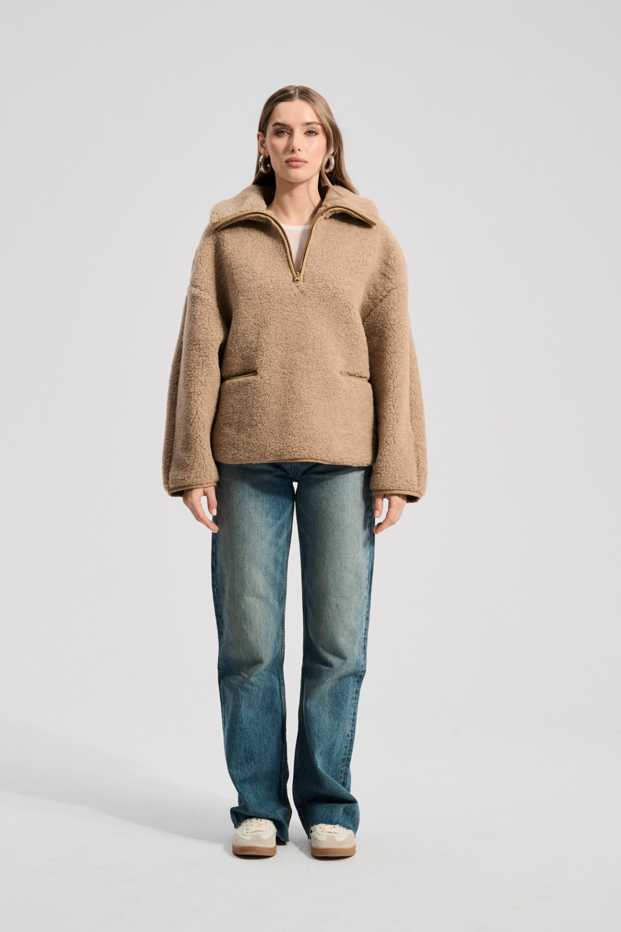 BLUZA WEŁNIANA BELIN DĘBOWY