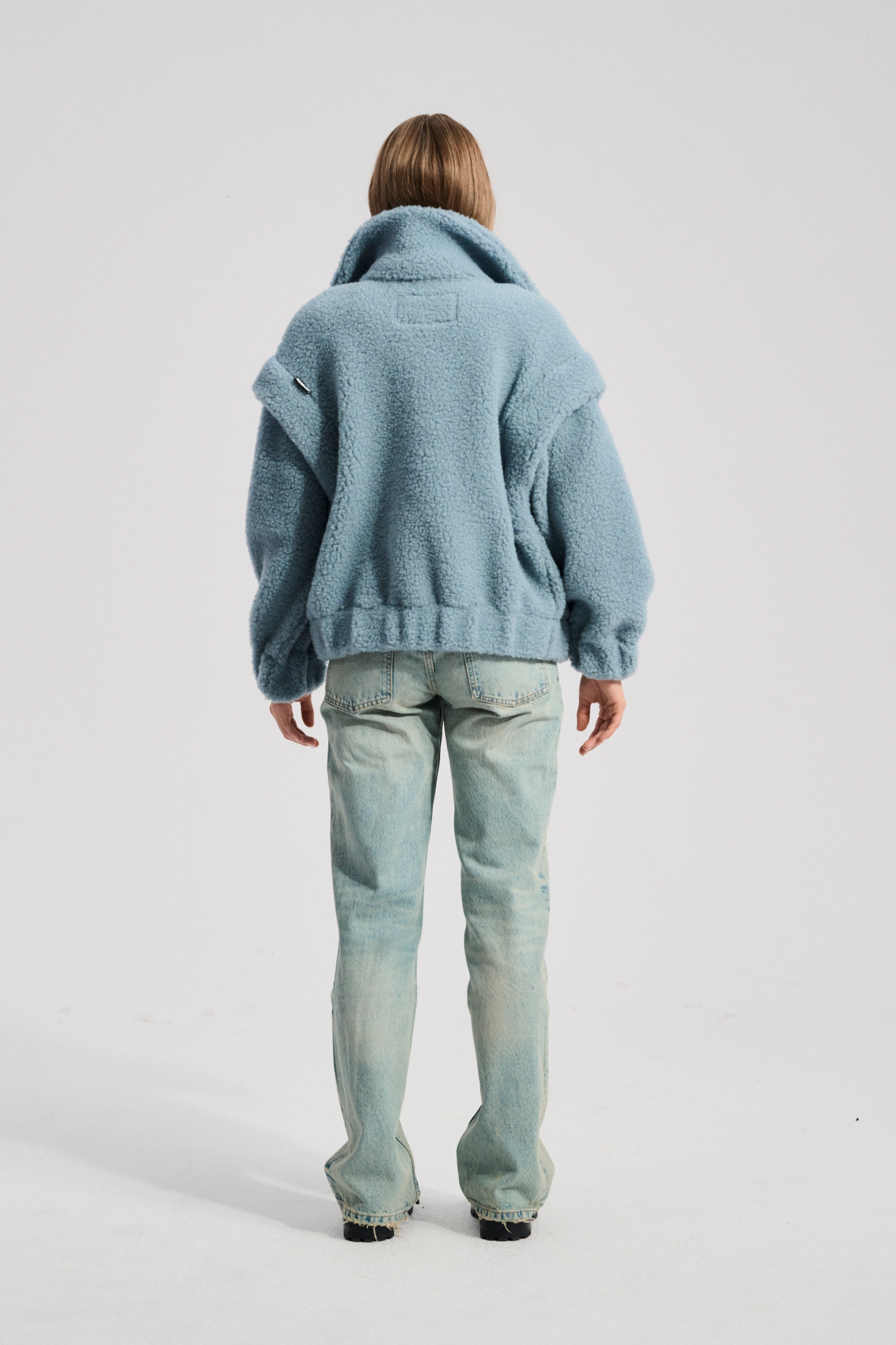 KURTKA MORE 2W1 LODOWY NIEBIESKI