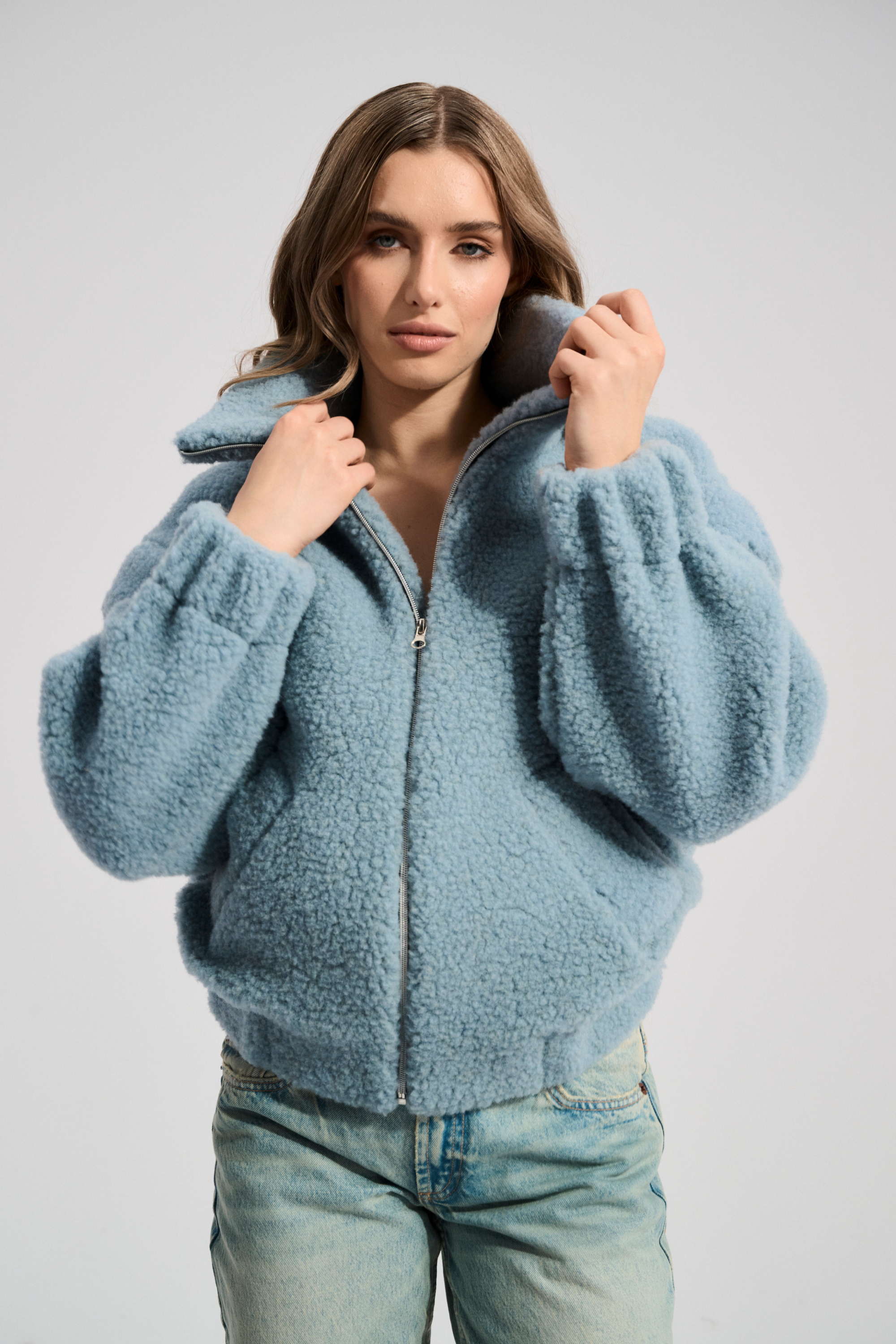 KURTKA MORE 2W1 LODOWY NIEBIESKI