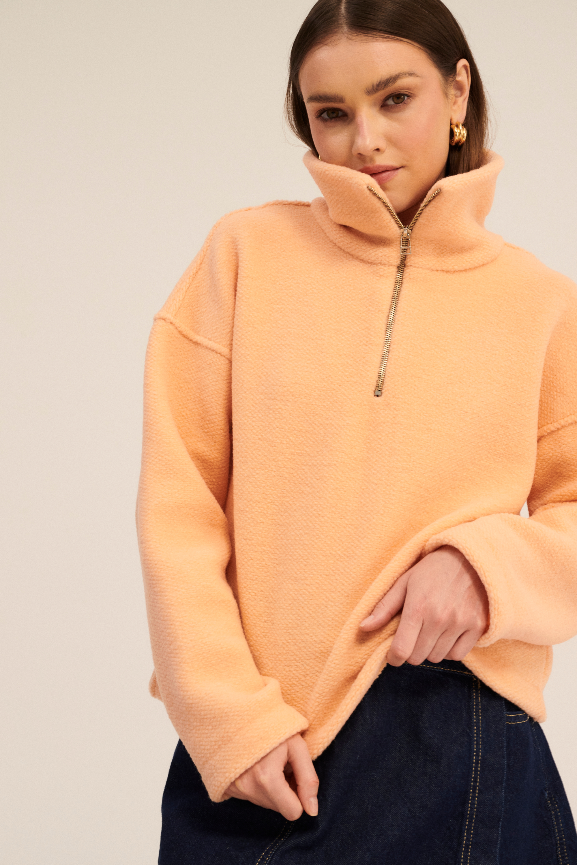 SWETER MERINO SIMP MORELA BOUCLA