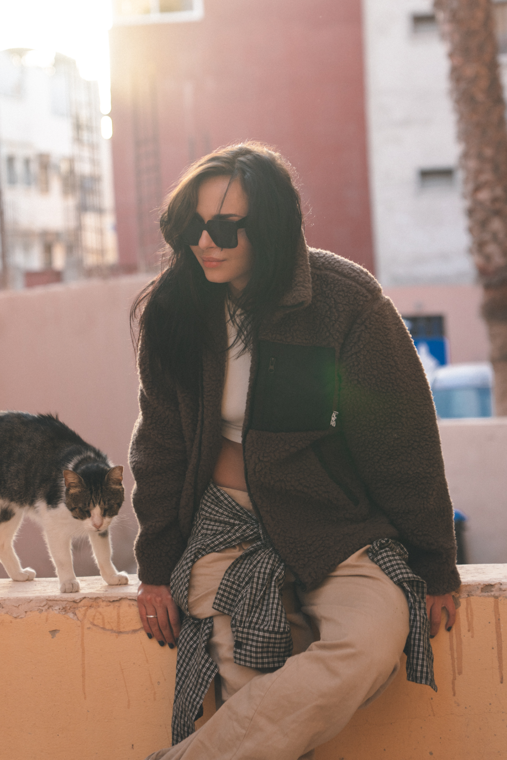 KURTKA SHERPA + CZEKOLADA MARTINI