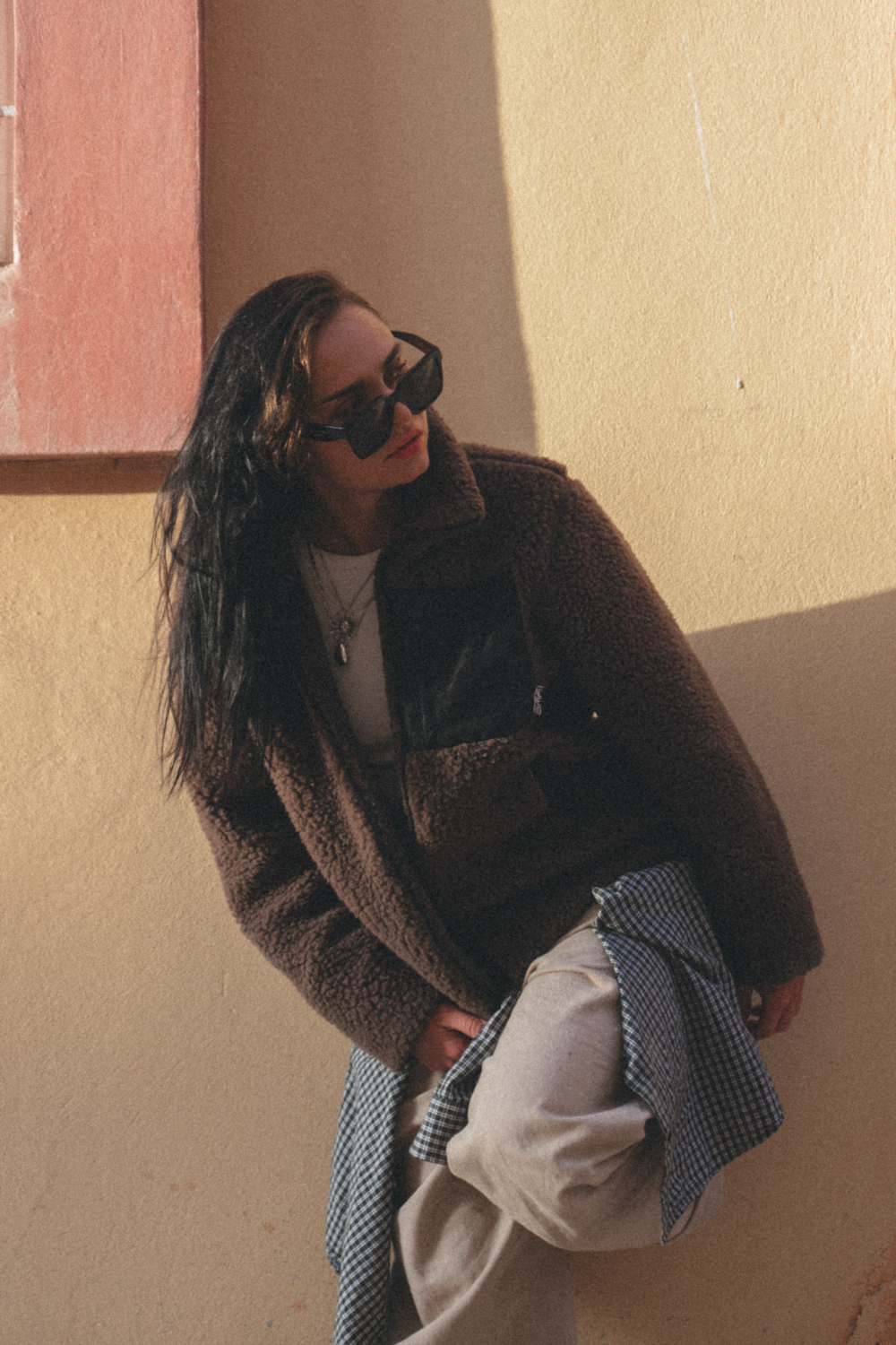 KURTKA SHERPA + CZEKOLADA MARTINI