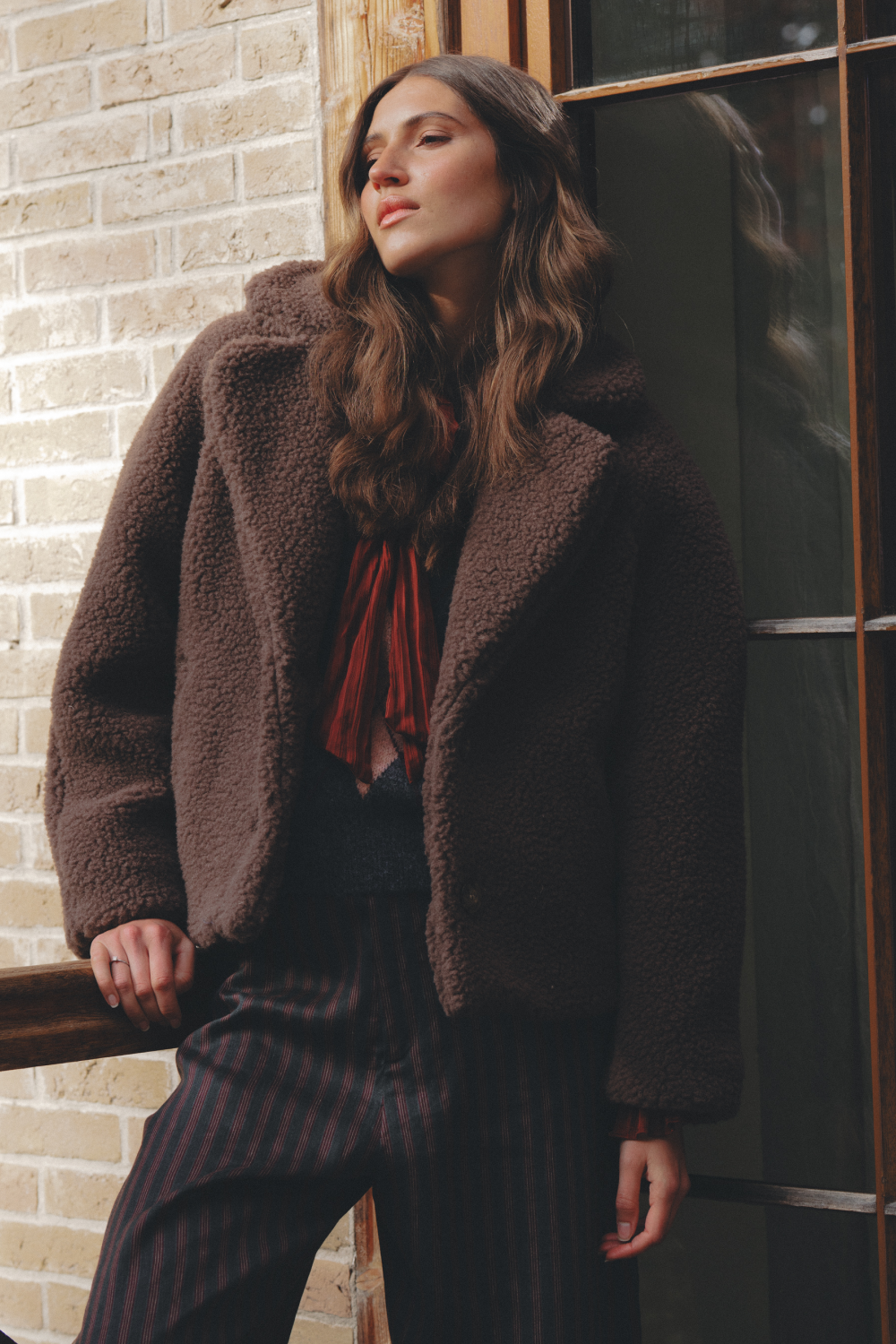 KURTKA HERITA CZEKOLADA MARTINI