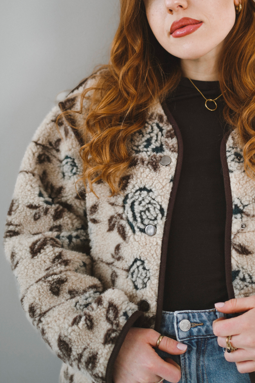 KURTKA CLOUDA OLD ROSE TEAL