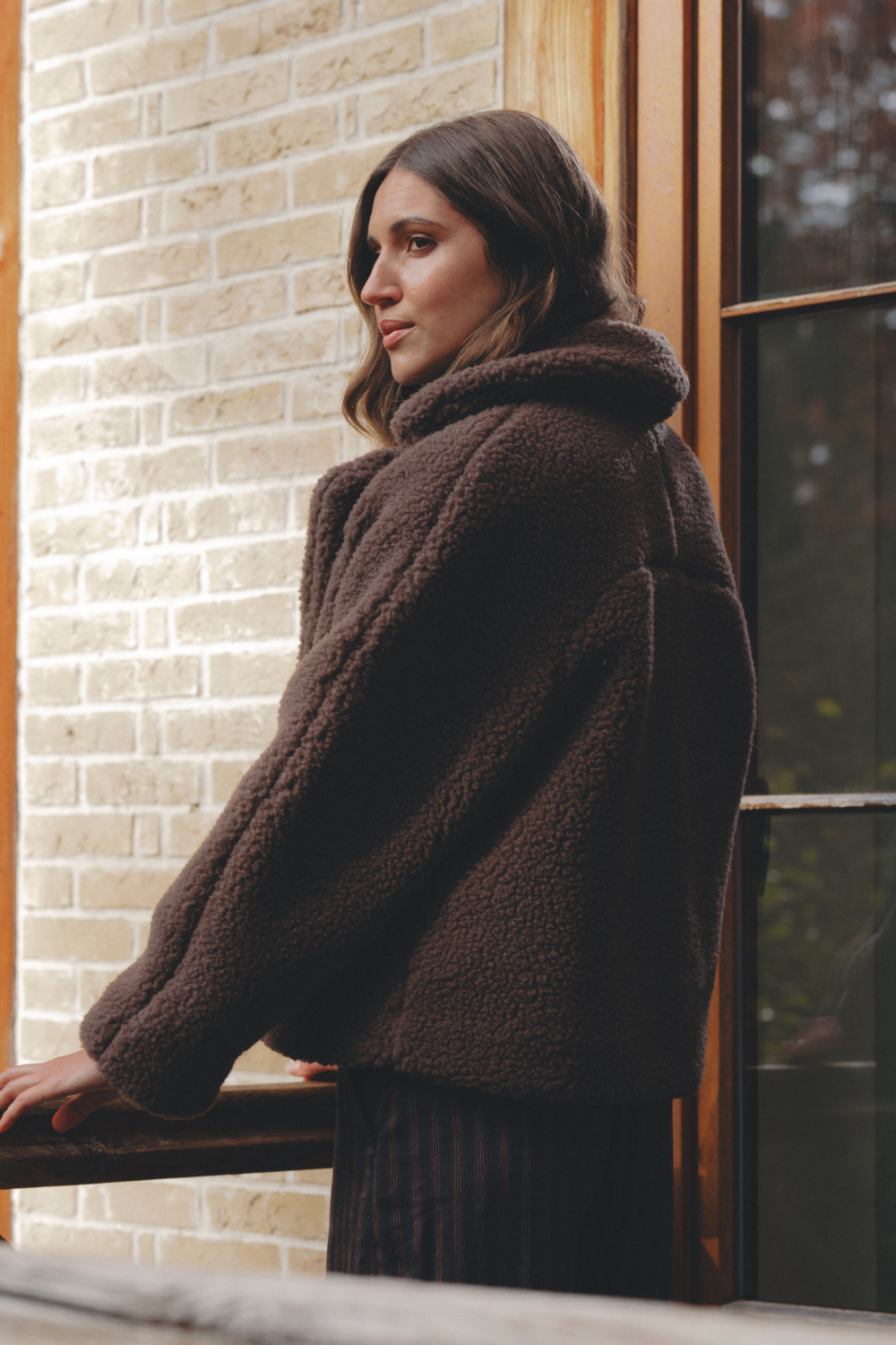 KURTKA HERITA CZEKOLADA MARTINI