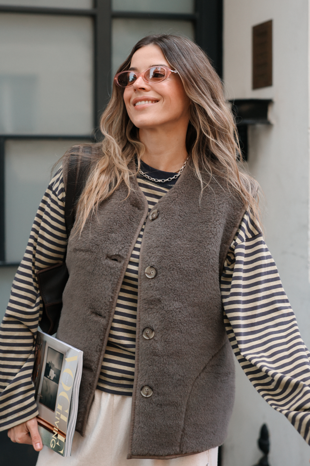 KAMIZELKA MERINO LILA LUX MOUSE