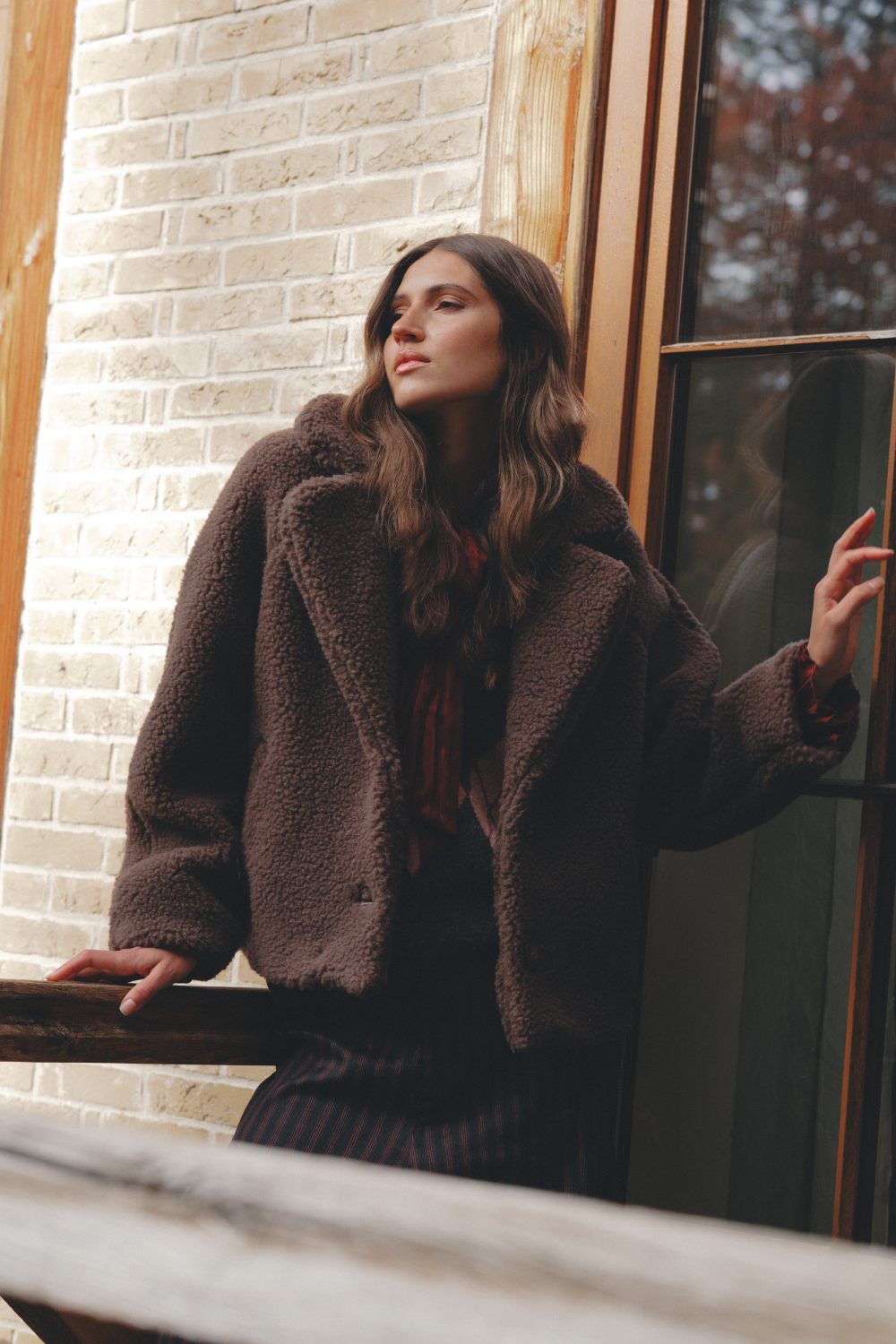 KURTKA HERITA CZEKOLADA MARTINI