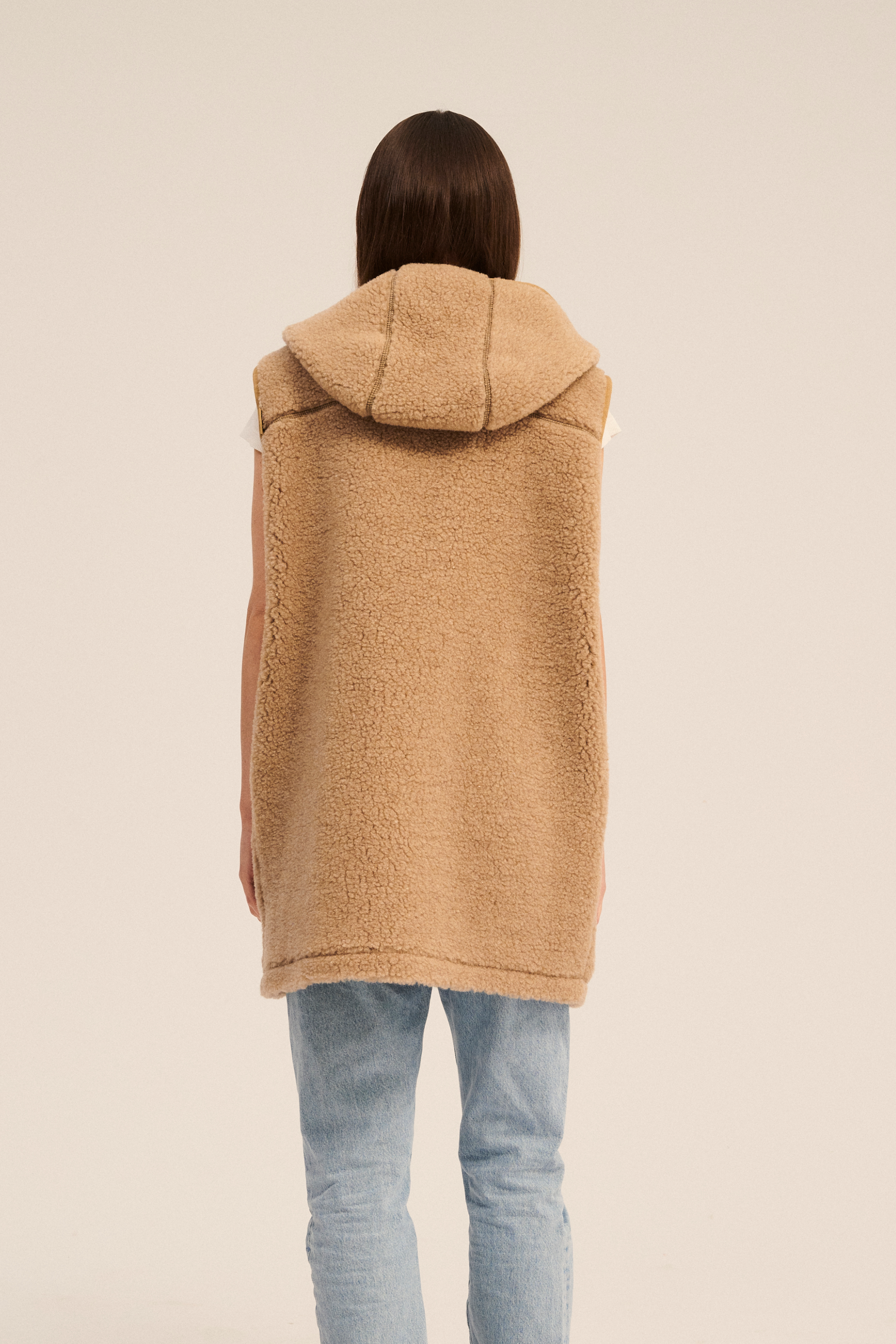 KAMIZELKA WEŁNIANA APRES DĘBOWY