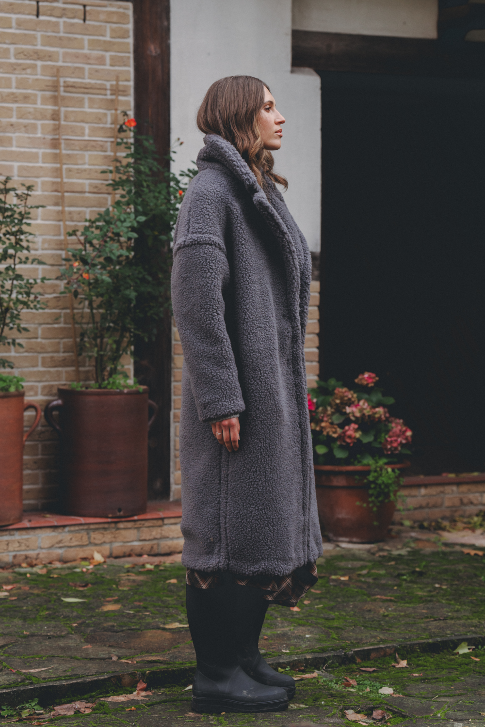 PŁASZCZ TEDDY MAX ANTRACYT