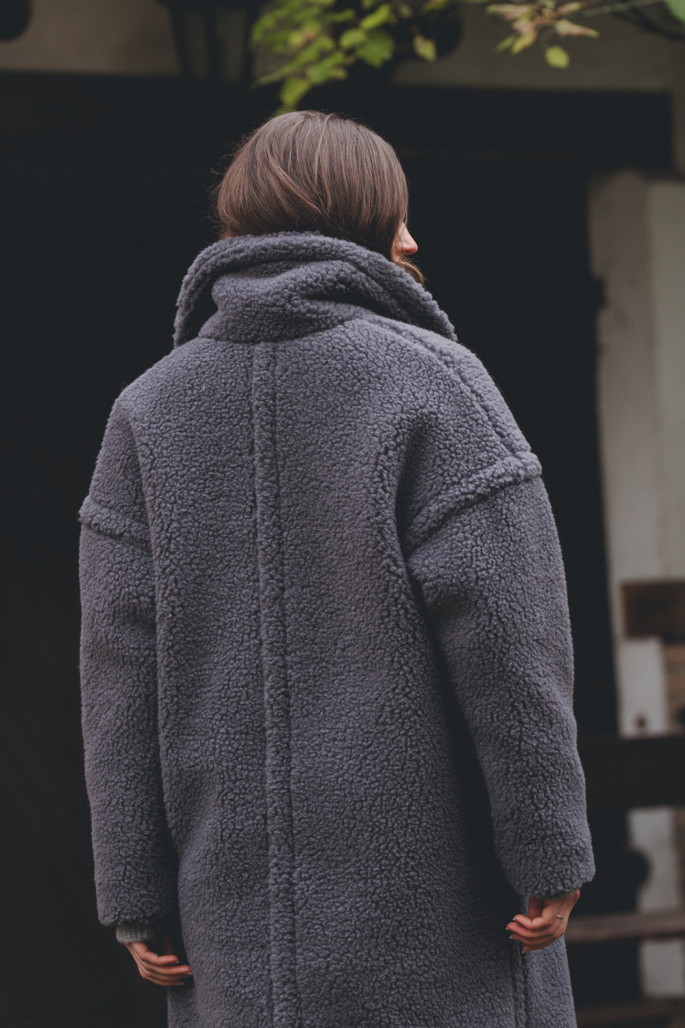 PŁASZCZ TEDDY MAX ANTRACYT