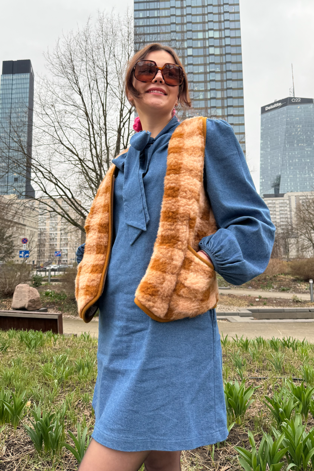 KAMIZELKA VILLE SZACHOWNICA MORELA ULTRA LIGHT