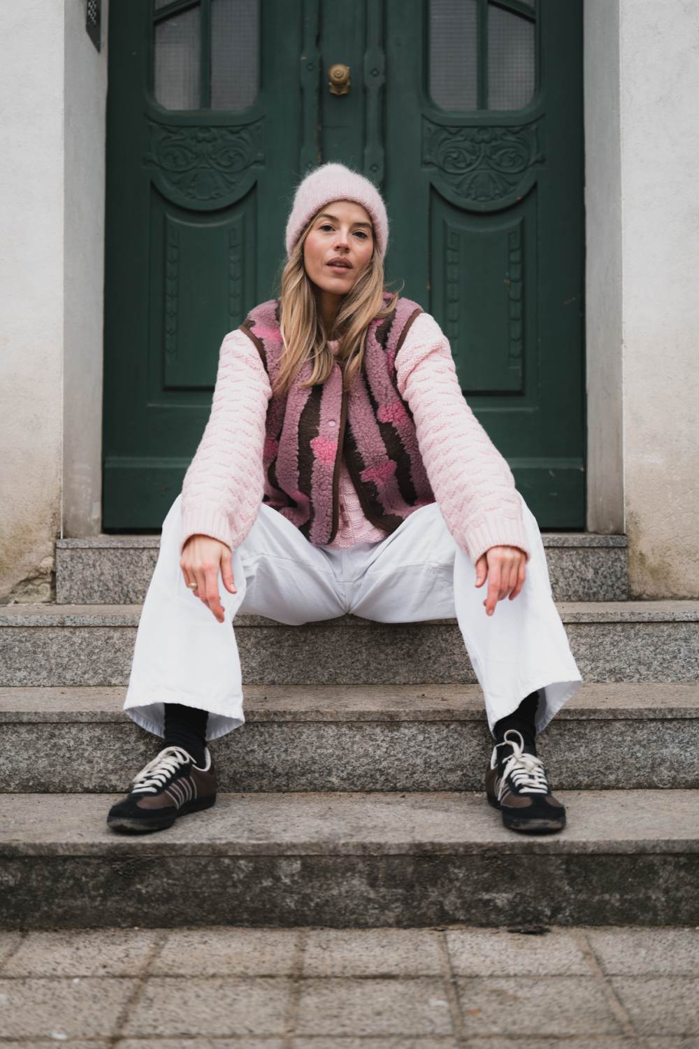 KAMIZELKA TYB L00P STRIPEY HEARTS