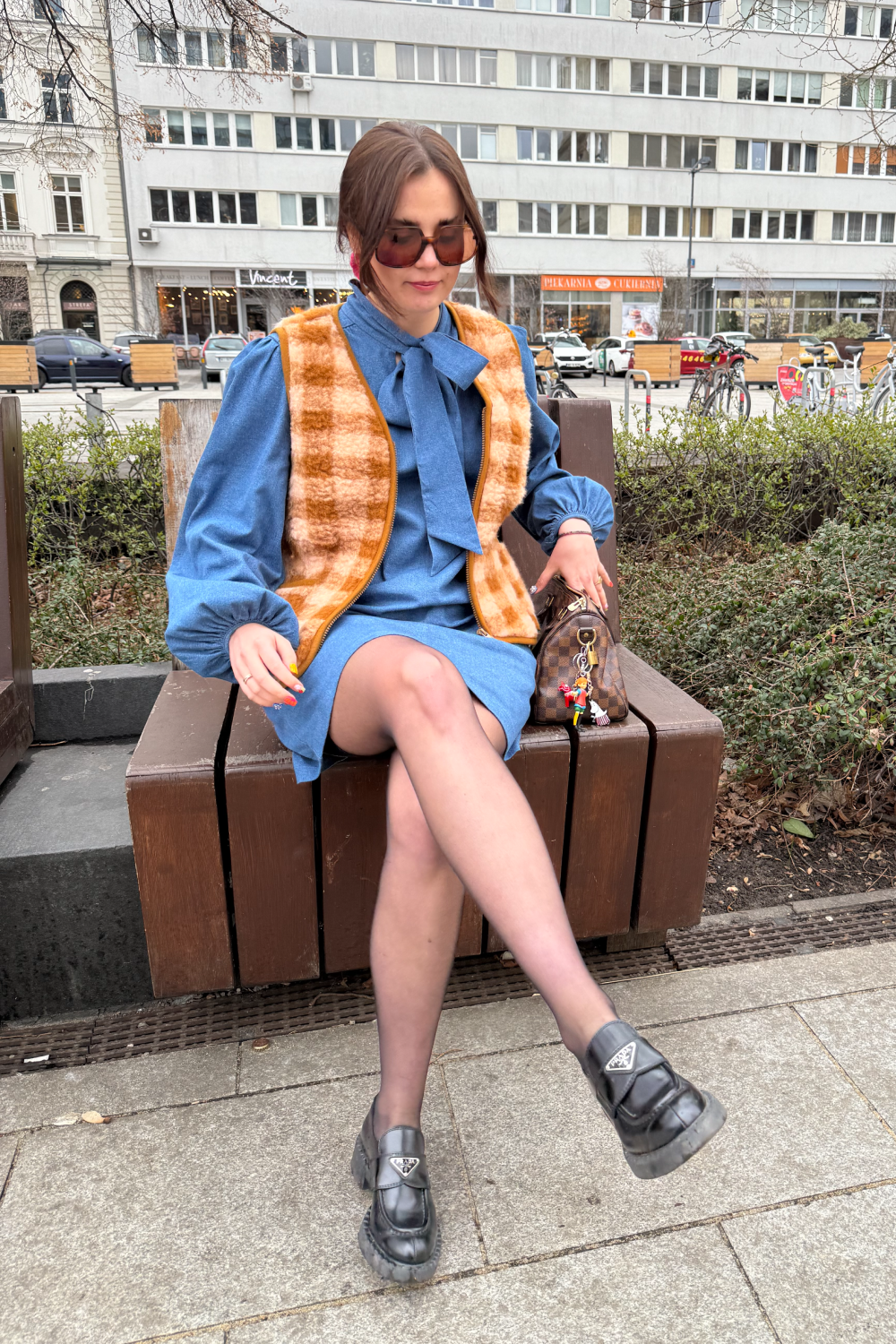 KAMIZELKA VILLE SZACHOWNICA MORELA ULTRA LIGHT