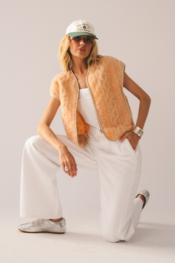 KAMIZELKA MERINO LUISE ARAN MORELA