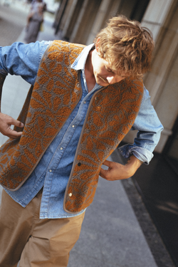 KAMIZELKA SUR MEN PATTERN CUBANA