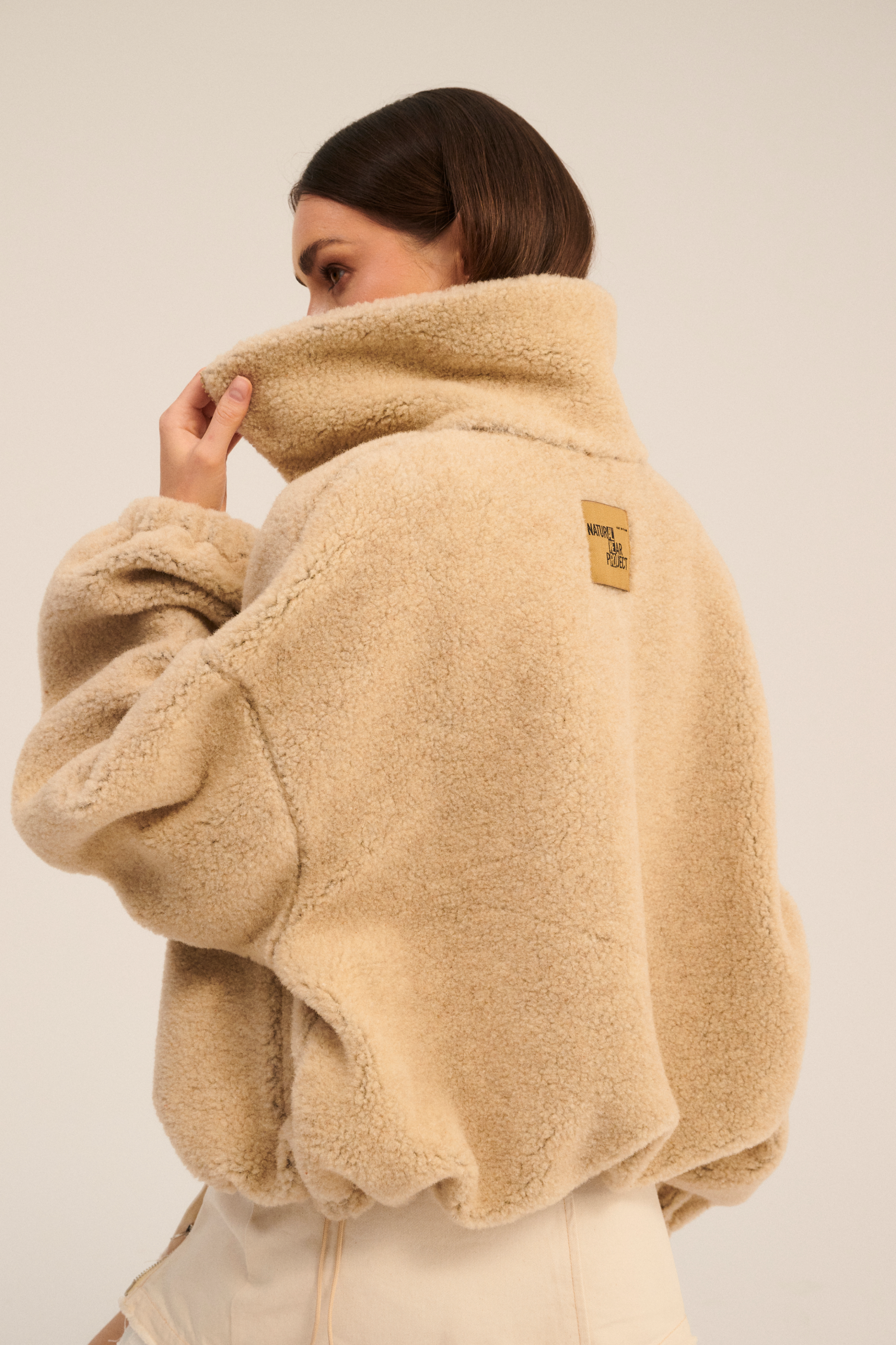 BLUZA WEŁNIANA BLANCS PIASKOWY BRĄZ