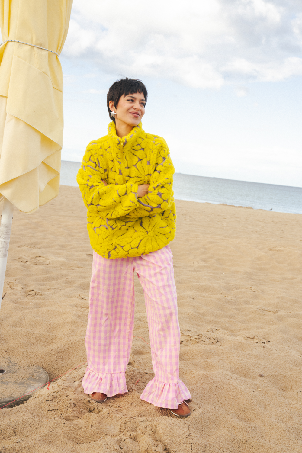 BLUZA MERINO ORA CUBANA/ LEMON GRASS LOOP