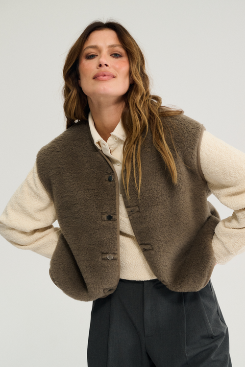 KAMIZELKA MERINO CLOUD MYSZ LUX