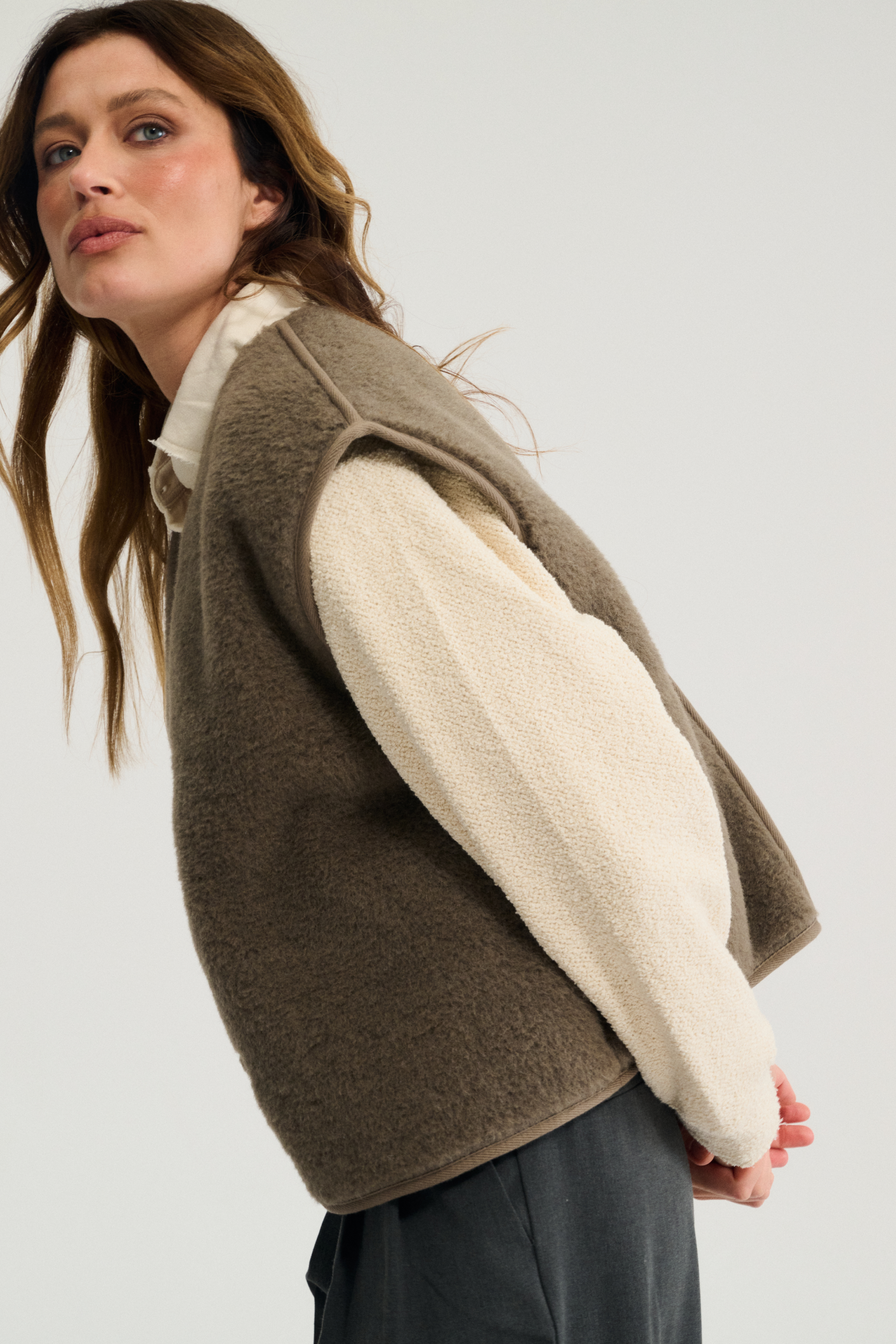 KAMIZELKA MERINO CLOUD MYSZ LUX