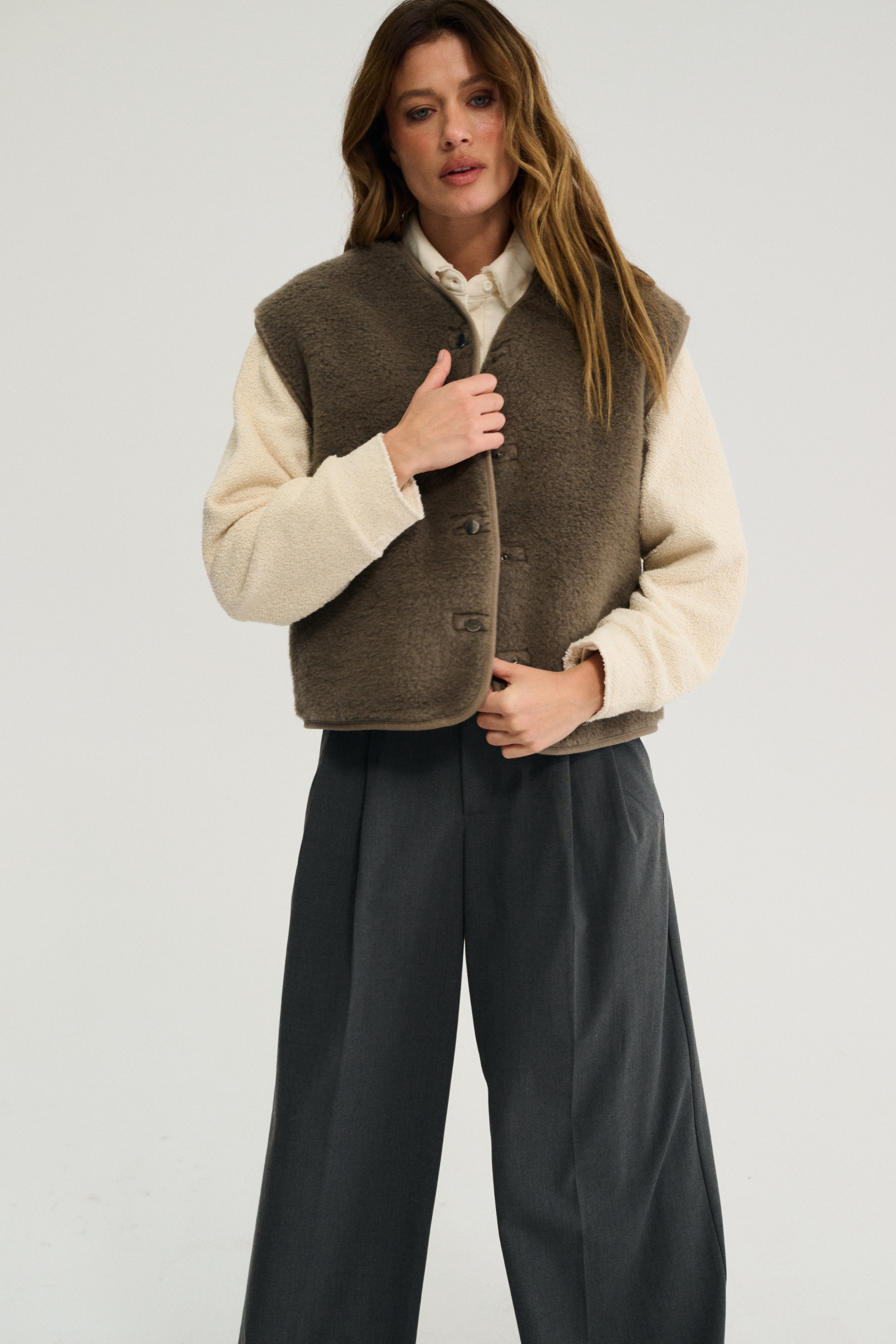 KAMIZELKA MERINO CLOUD MYSZ LUX