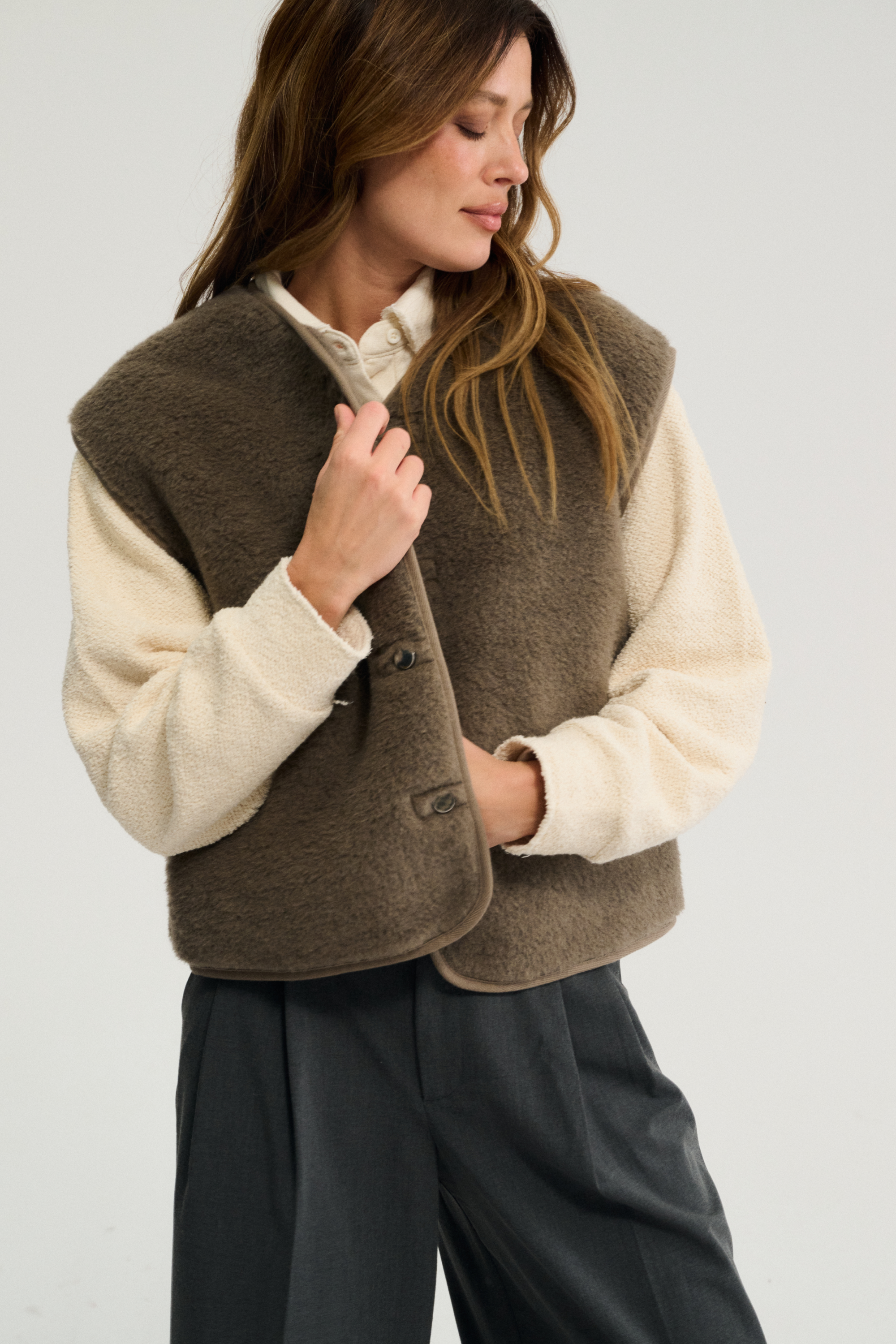 KAMIZELKA MERINO CLOUD MYSZ LUX