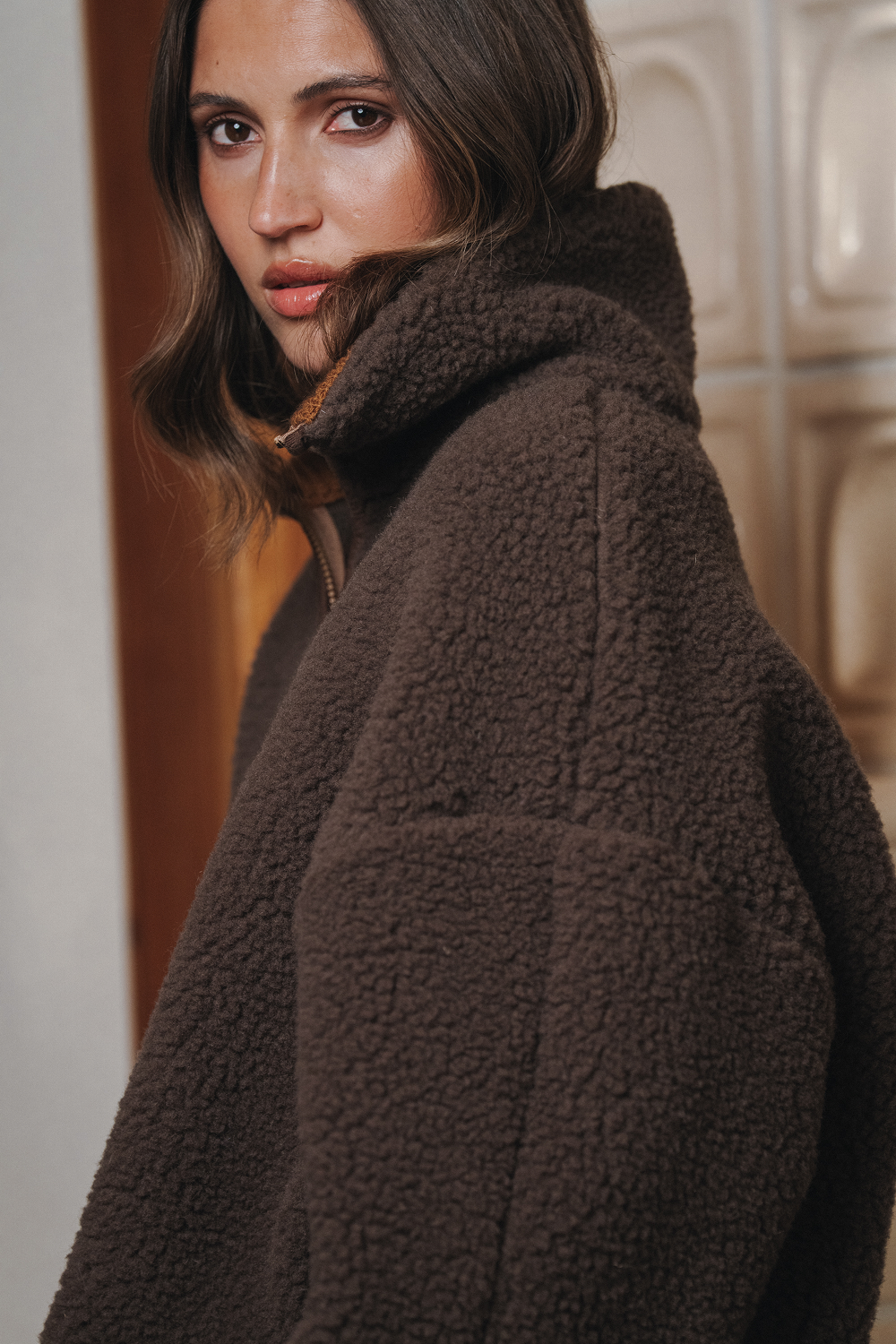 POLAR WEŁNIAANY BEL CZEKOLADA MARTINI