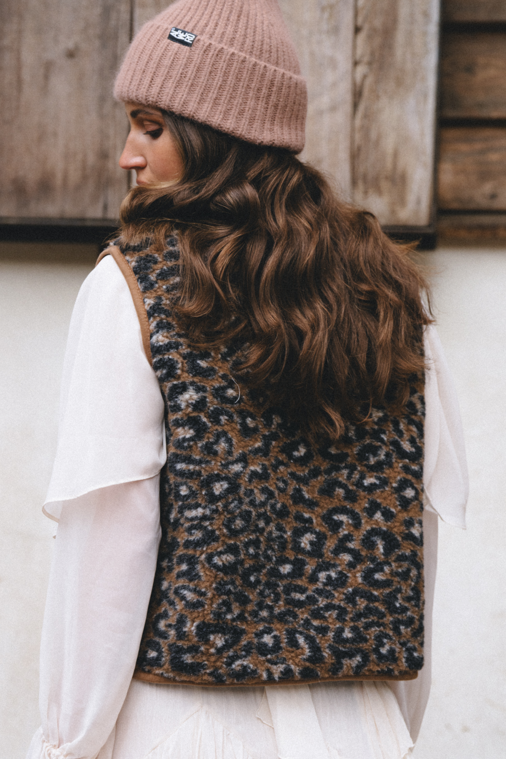 KAMIZELKA TYB PATTERN LAMPART KARMEL