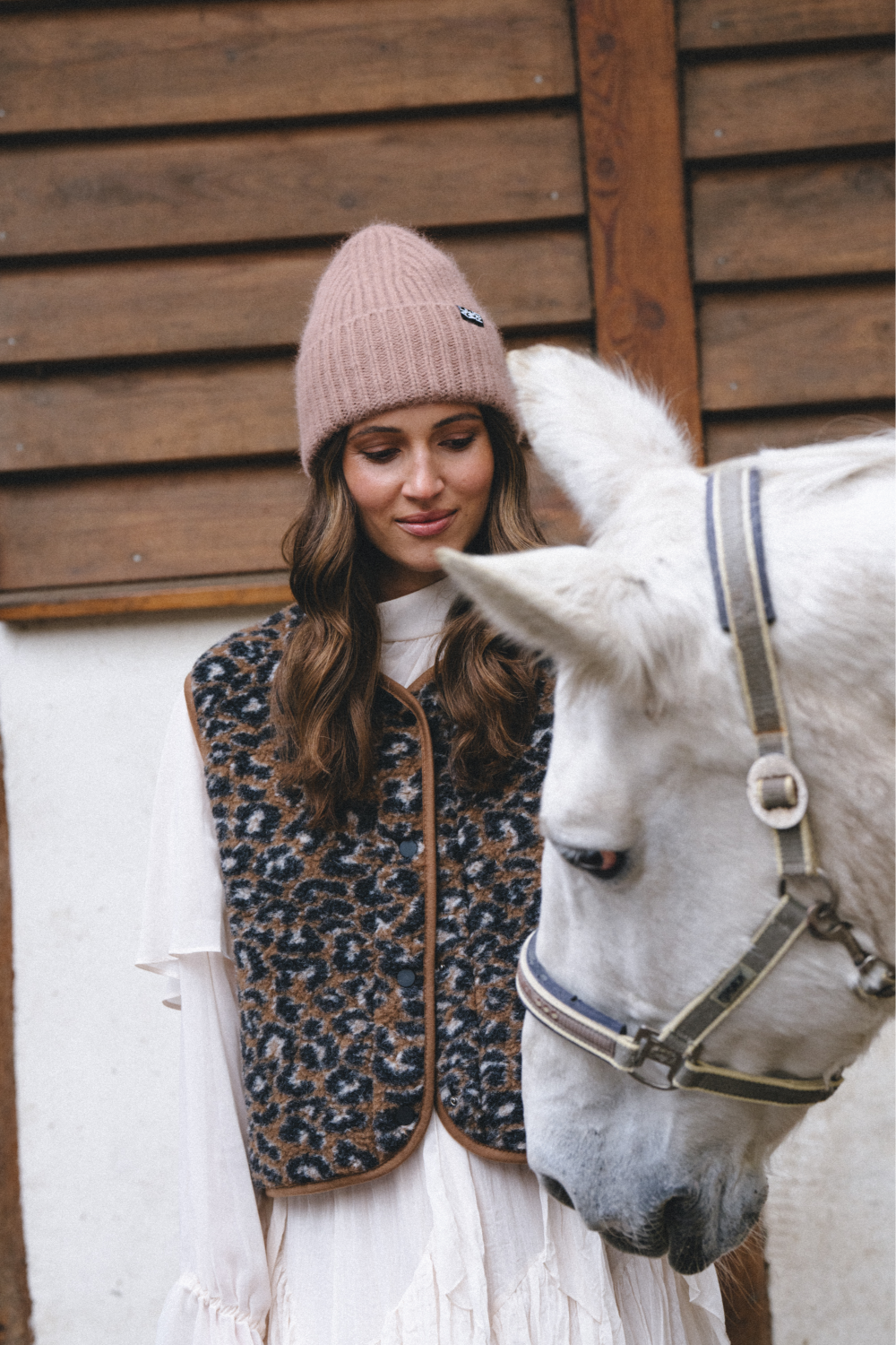 KAMIZELKA TYB PATTERN LAMPART KARMEL