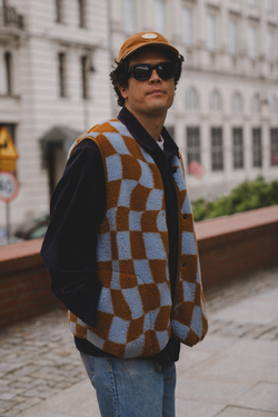KAMIZELKA MERINO SUR MEN PATTERN FLOW DUO 1