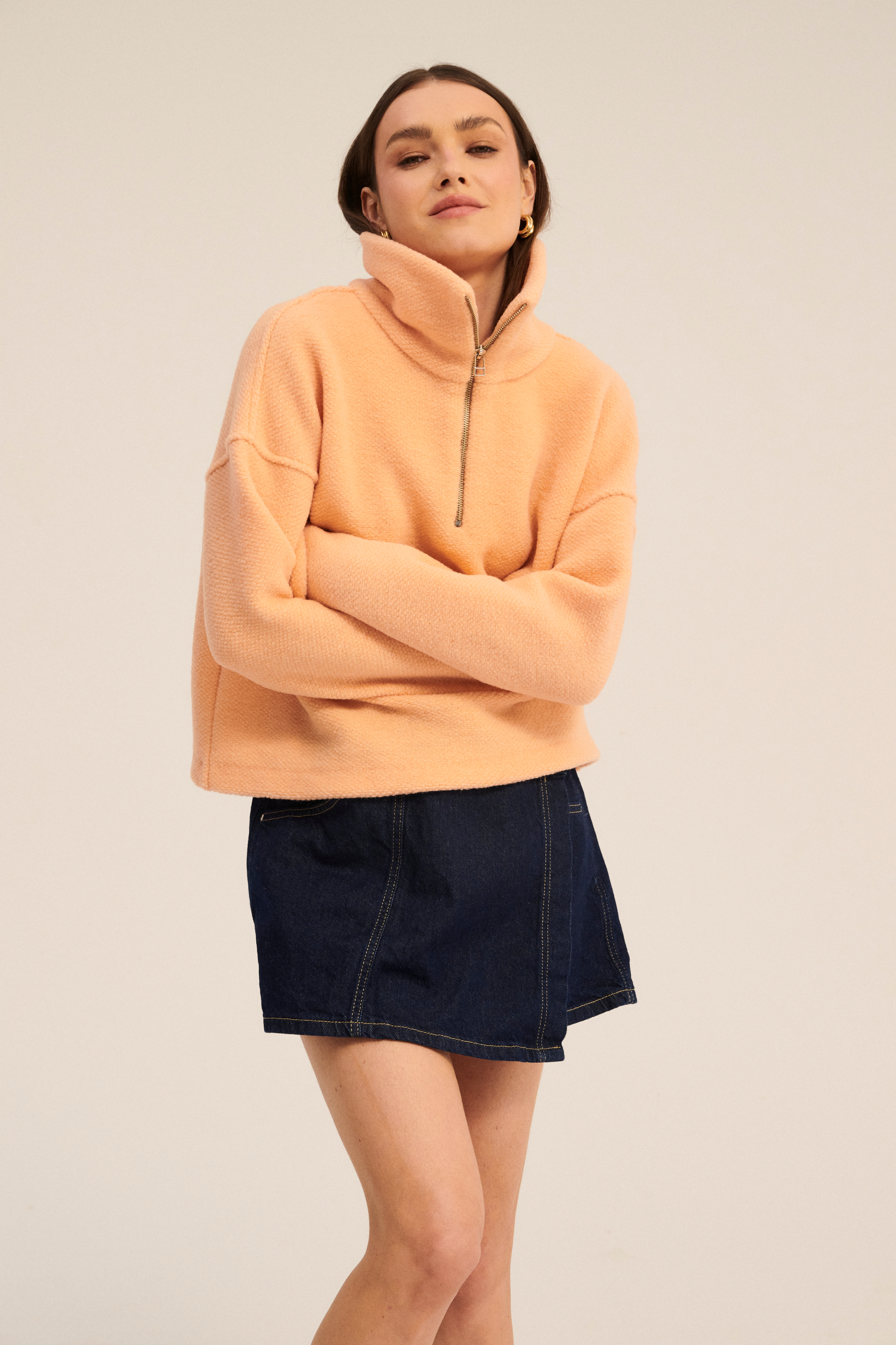 SWETER MERINO SIMP MORELA BOUCLA