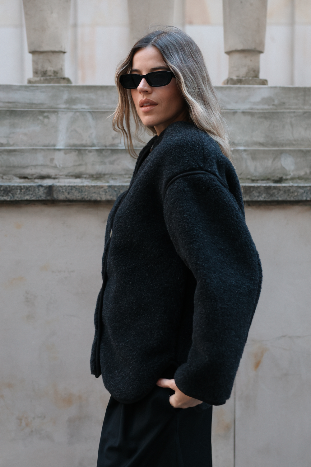 KURTKA MERINO CLOUDER LUX DEEP BLACK